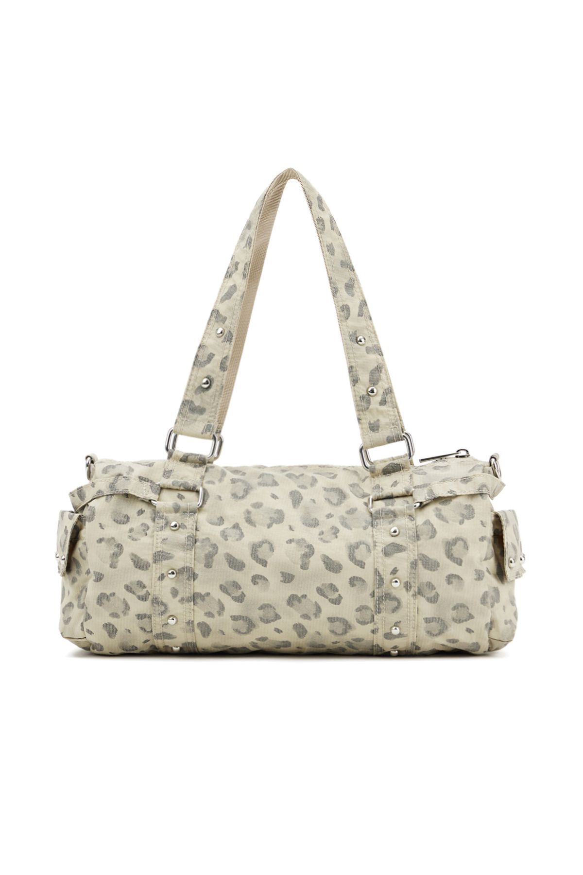 다이닛(DEINET) LOGO DUFFLE MINI BAG IN LEOPARD