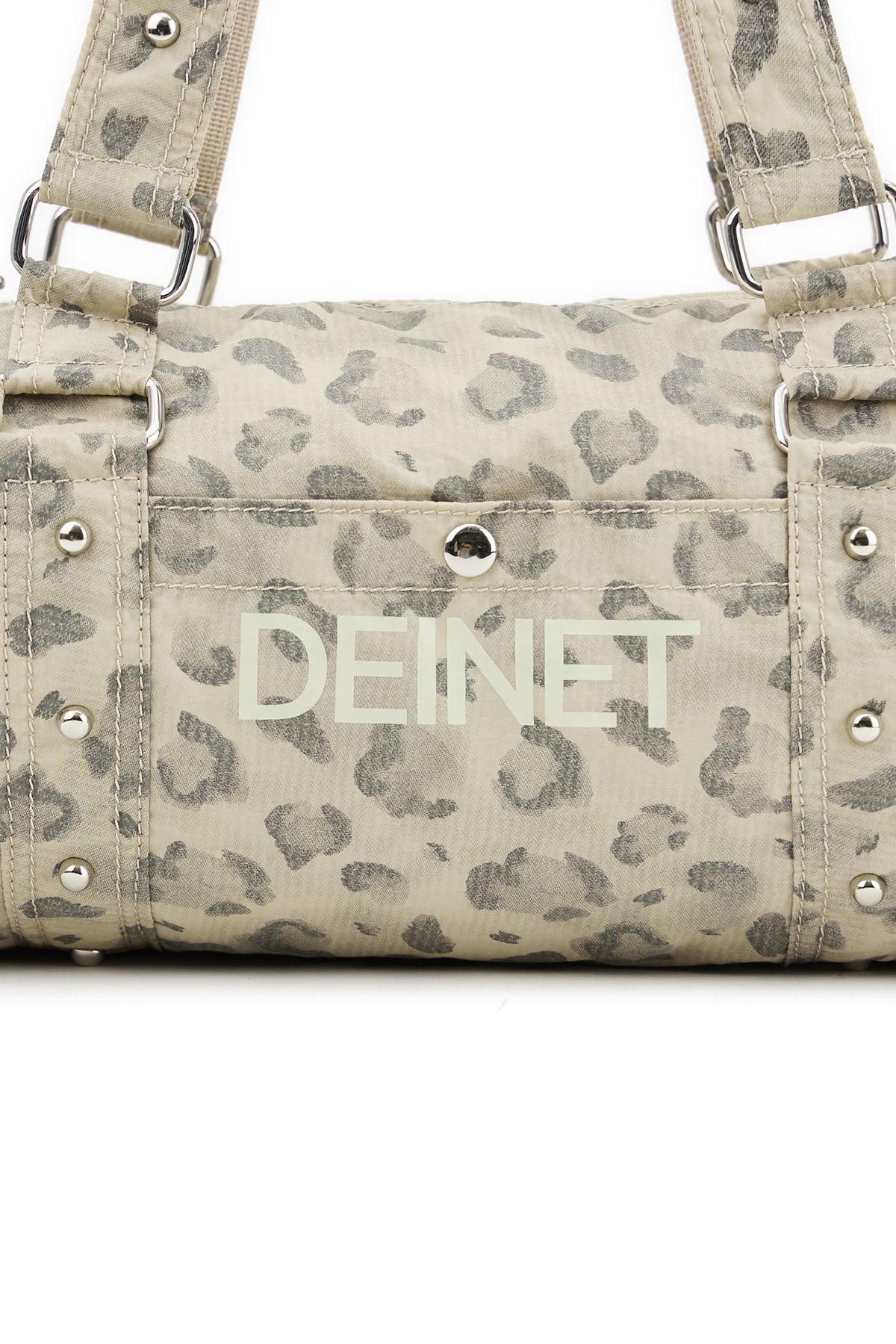 다이닛(DEINET) LOGO DUFFLE MINI BAG IN LEOPARD