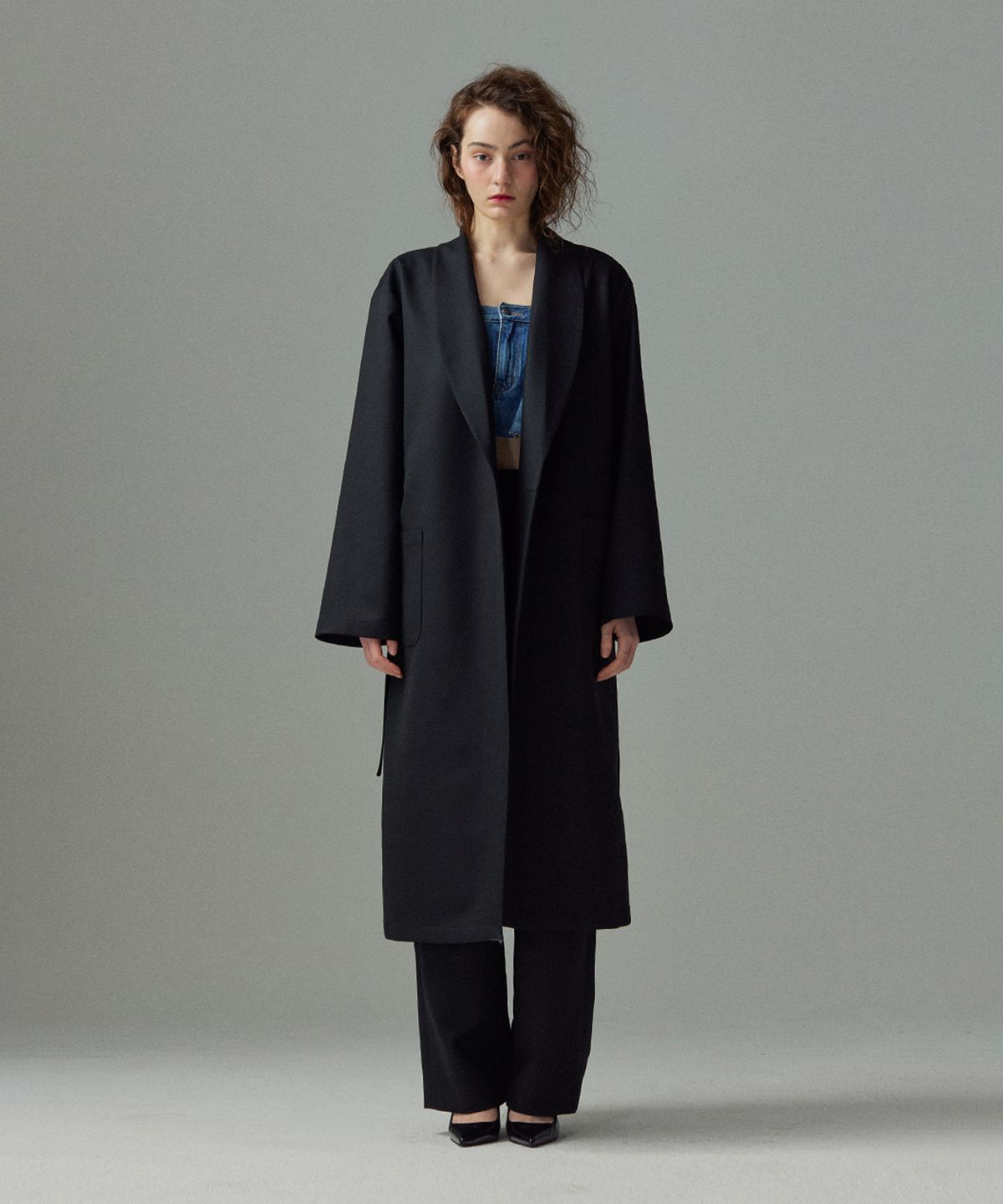 므아므(MMAM) Wool maxi robes