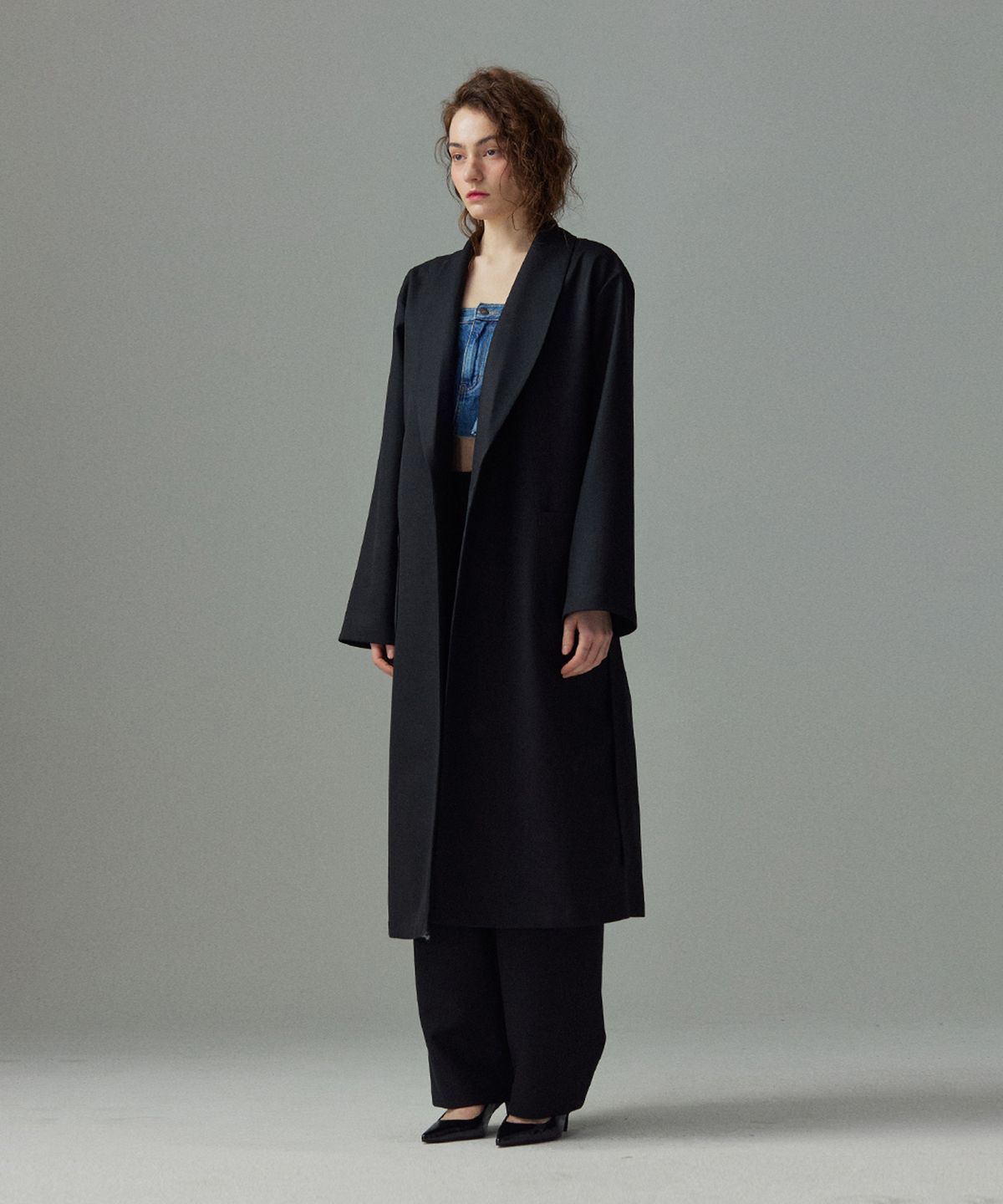 므아므(MMAM) Wool maxi robes