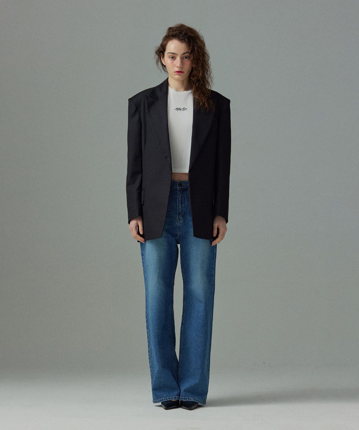 므아므(MMAM) [ESSENTIAL] Signature minimal jacket