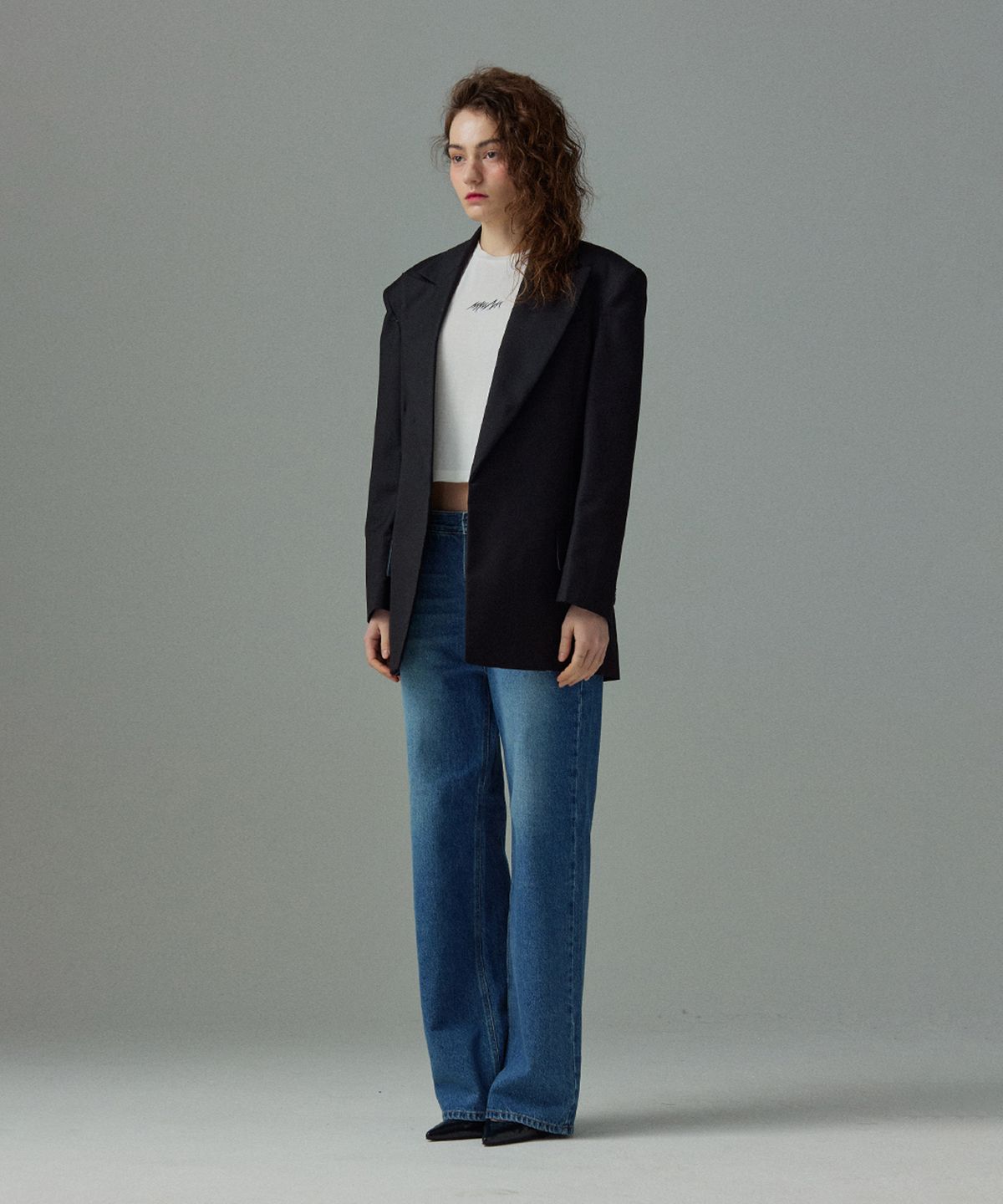 므아므(MMAM) [ESSENTIAL] Signature minimal jacket