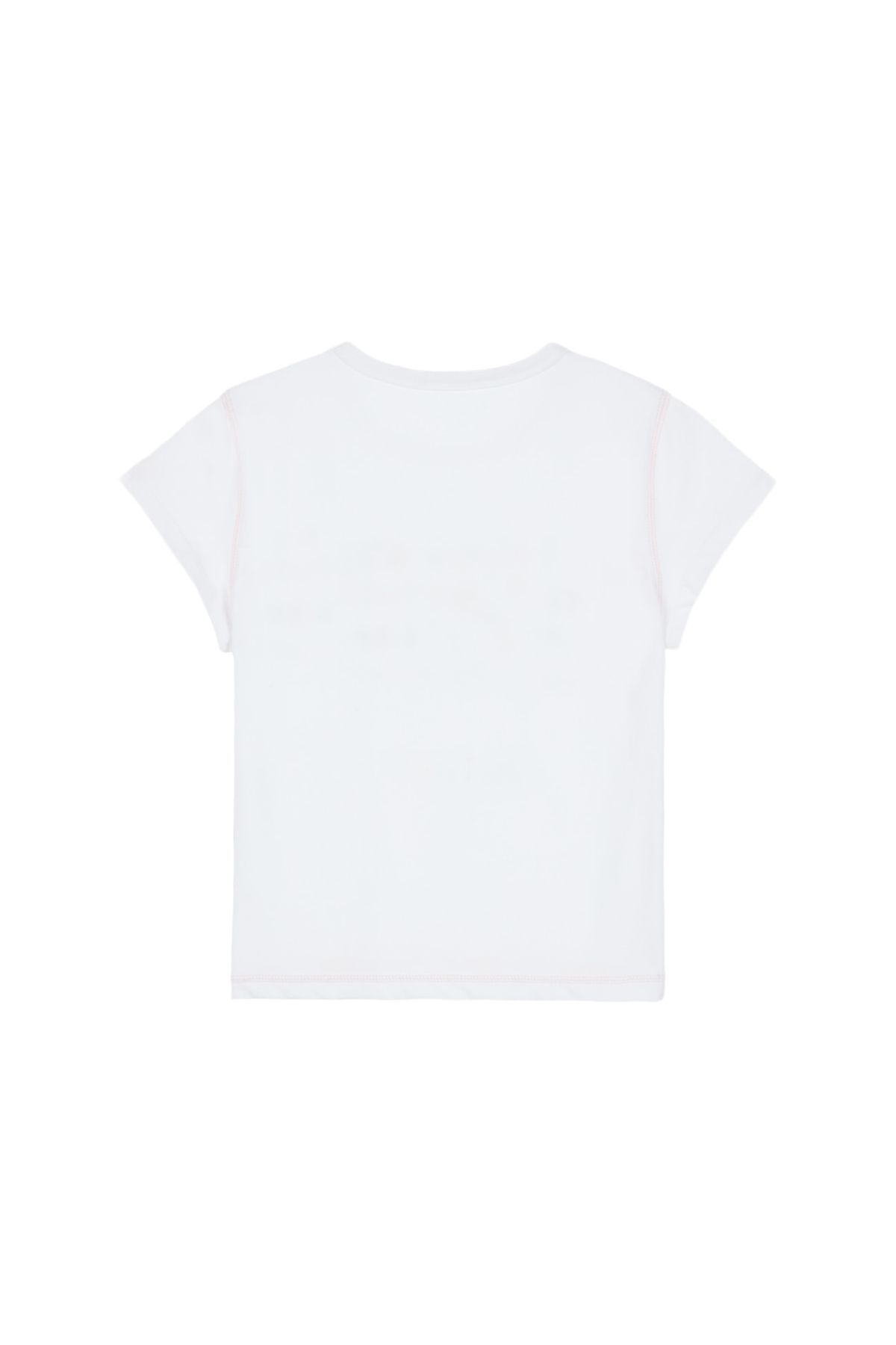 다이닛(DEINET) DEINET CRAYON LETTER T-SHIRTS IN WHITE