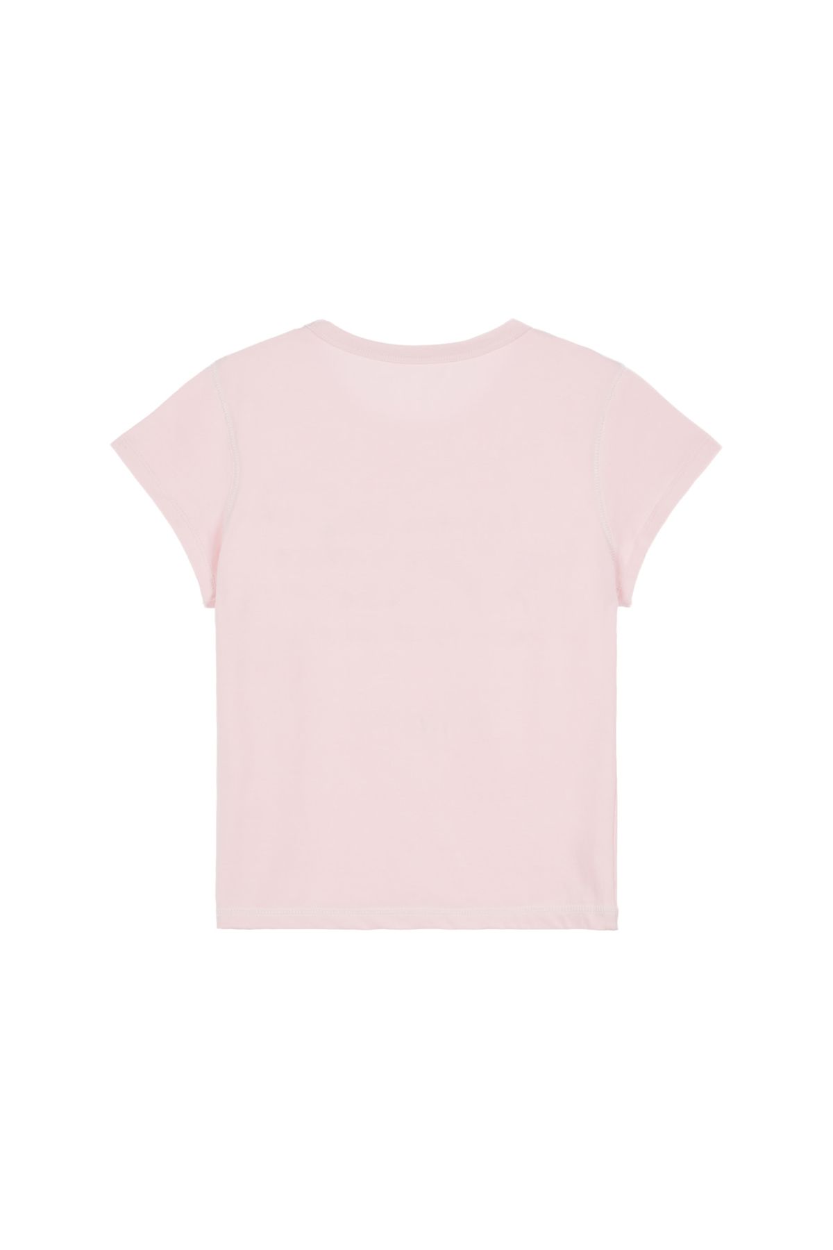 다이닛(DEINET) DEINET CRAYON LETTER T-SHIRTS IN PINK