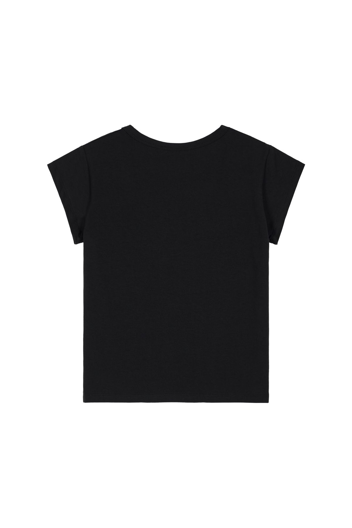 다이닛(DEINET) DEINET SPRAY LOGO T-SHIRTS IN BLACK