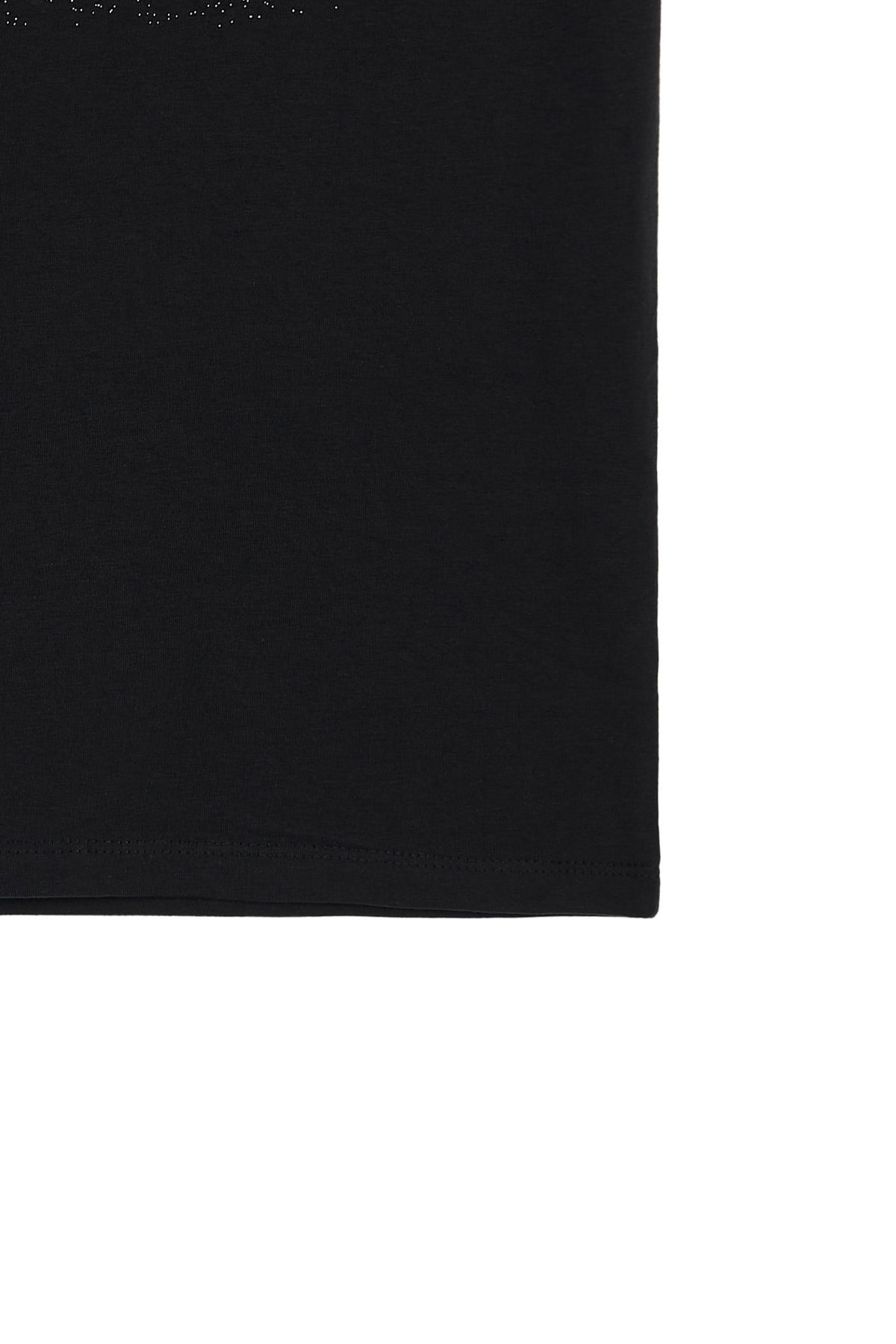 다이닛(DEINET) DEINET SPRAY LOGO T-SHIRTS IN BLACK