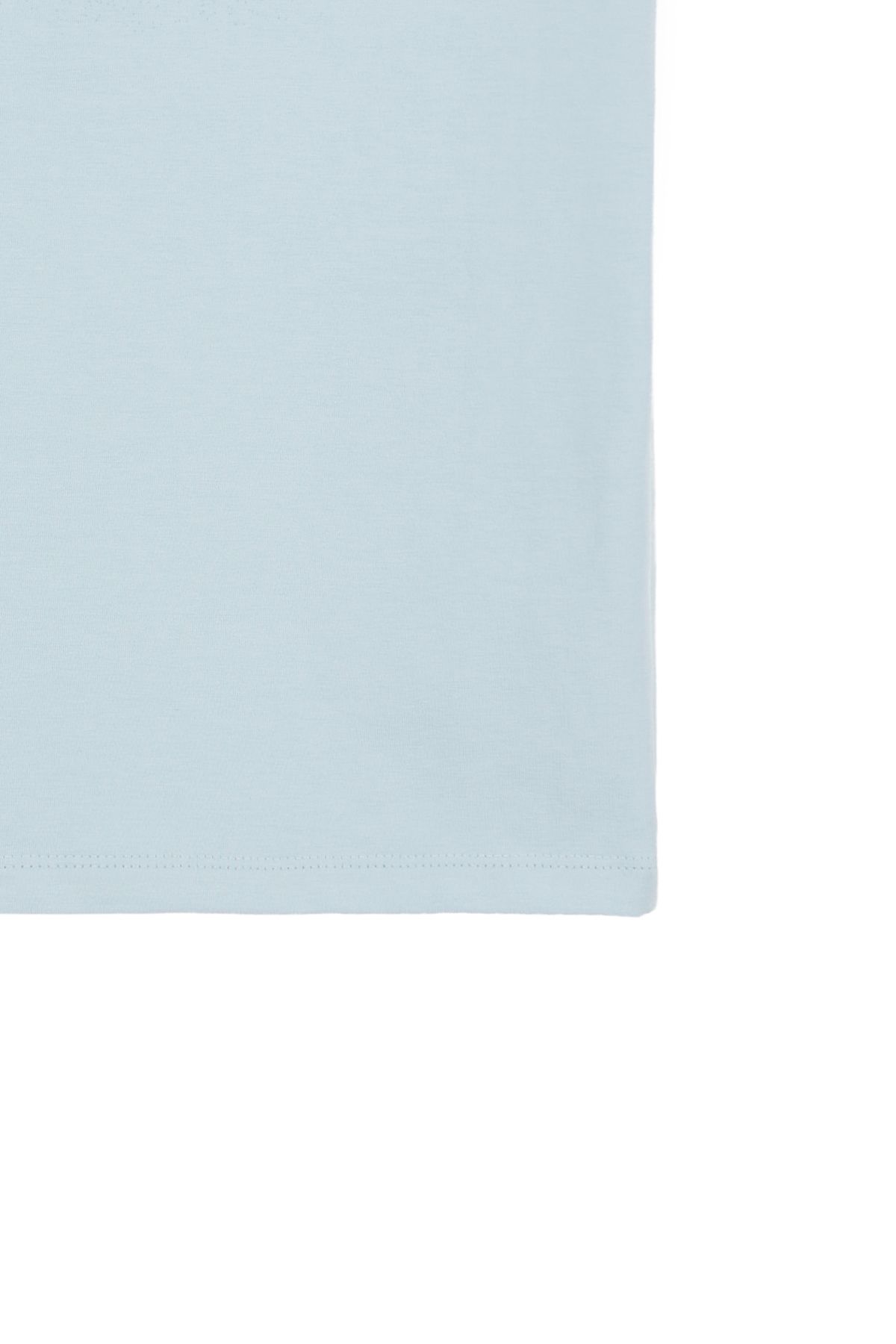 다이닛(DEINET) DEINET SPRAY LOGO T-SHIRTS IN SKYBLUE