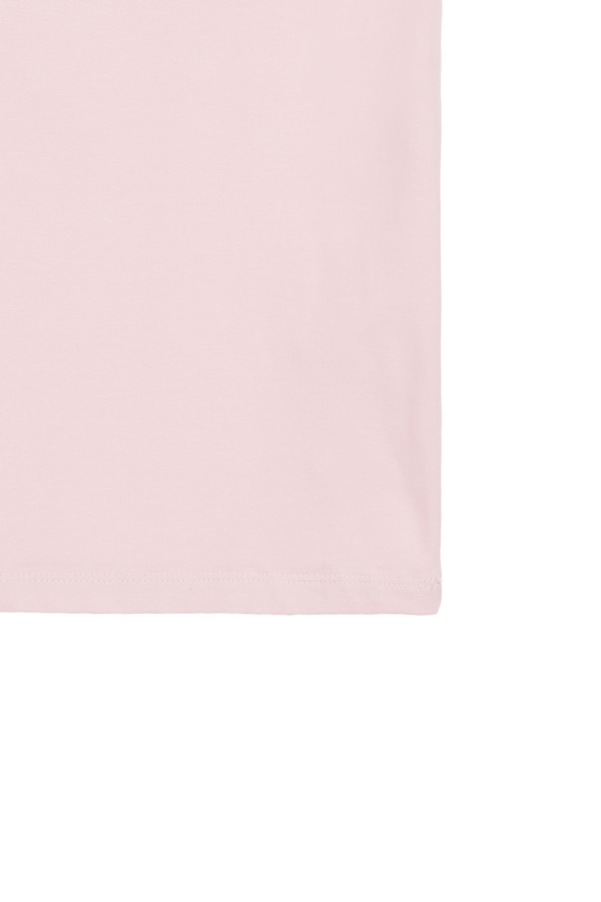다이닛(DEINET) DEINET SPRAY LOGO T-SHIRTS IN CORAL PINK
