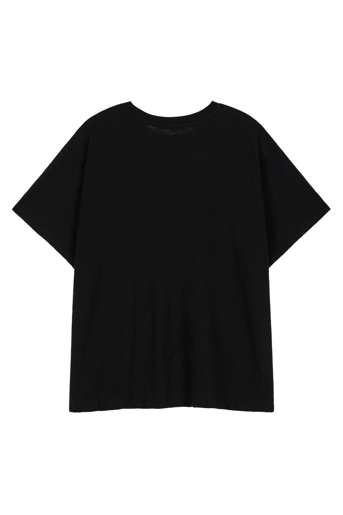 다이닛(DEINET) DEINET APPLE LOGO T-SHIRTS IN BLACK