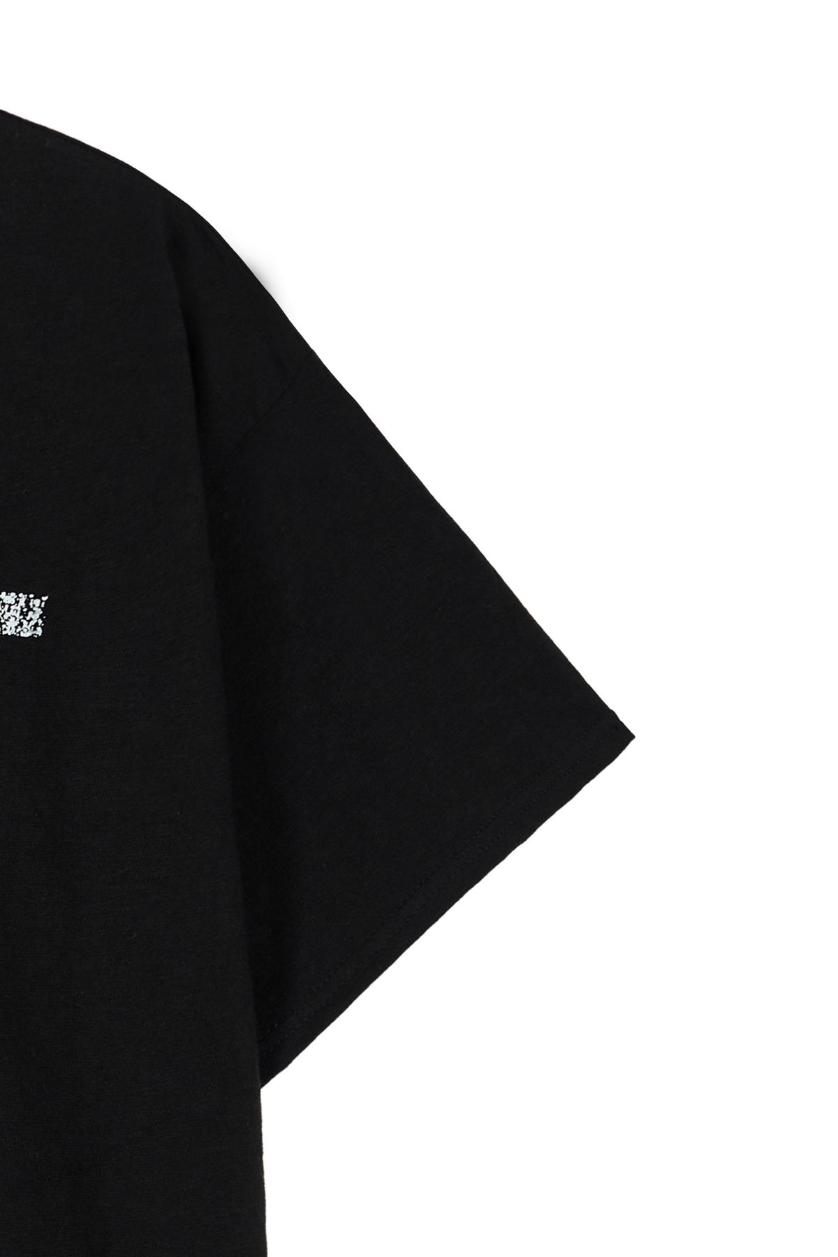 다이닛(DEINET) DEINET APPLE LOGO T-SHIRTS IN BLACK