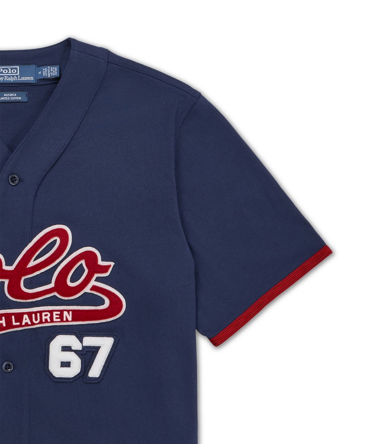 폴로 랄프 로렌(POLO RALPH LAUREN) [Baseball Capsule] 폴로 베이스볼 저지-네이비