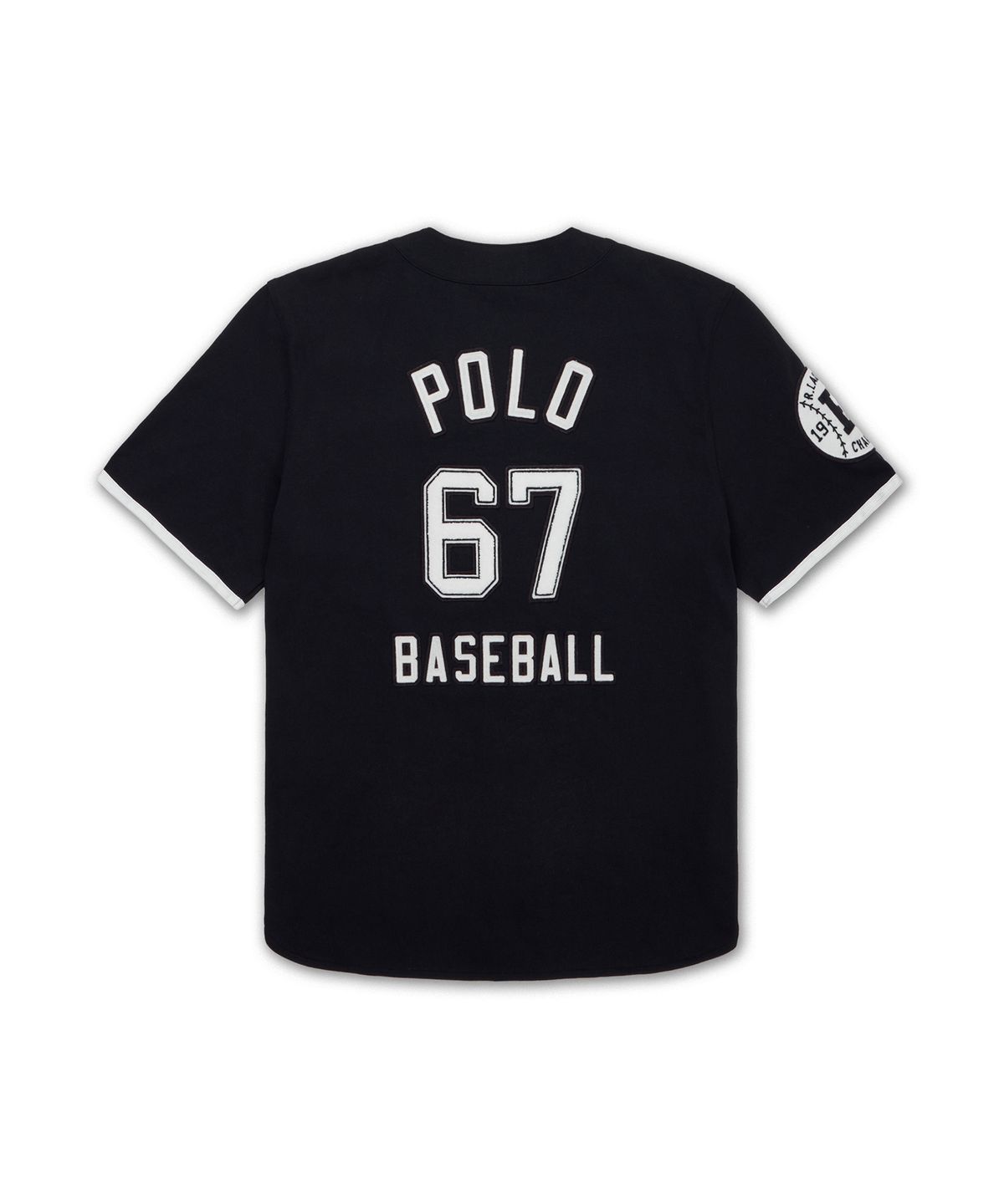 폴로 랄프 로렌(POLO RALPH LAUREN) [Baseball Capsule] 폴로 베이스볼 저지-블랙