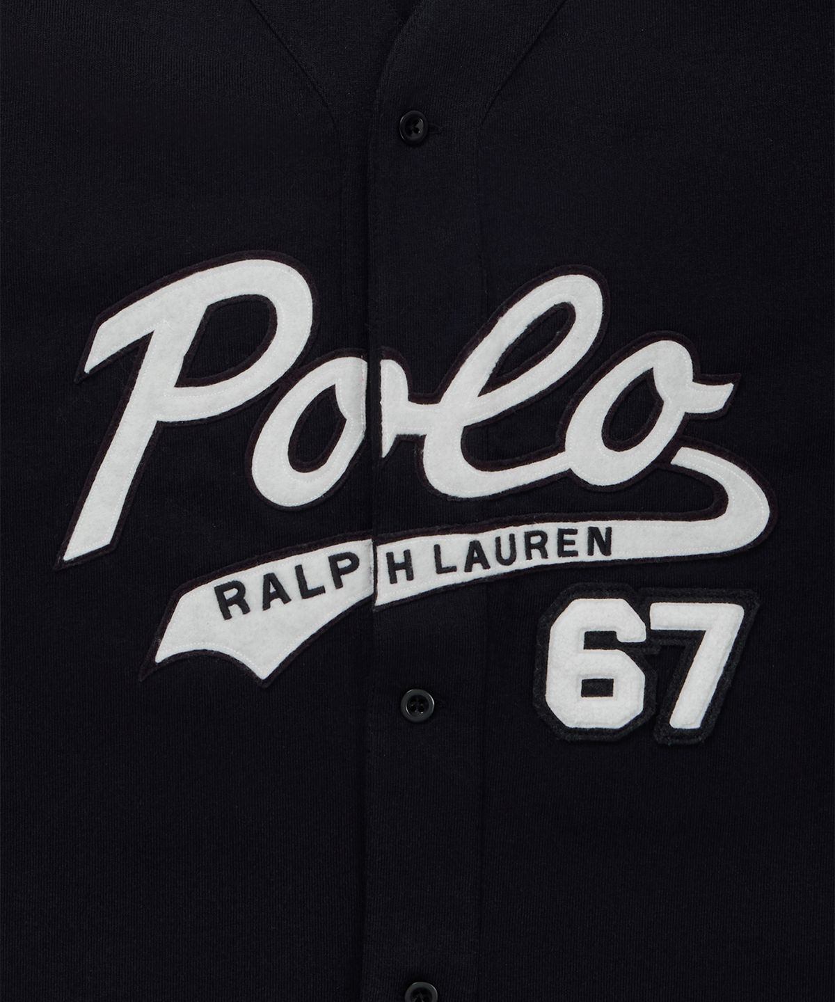 폴로 랄프 로렌(POLO RALPH LAUREN) [Baseball Capsule] 폴로 베이스볼 저지-블랙