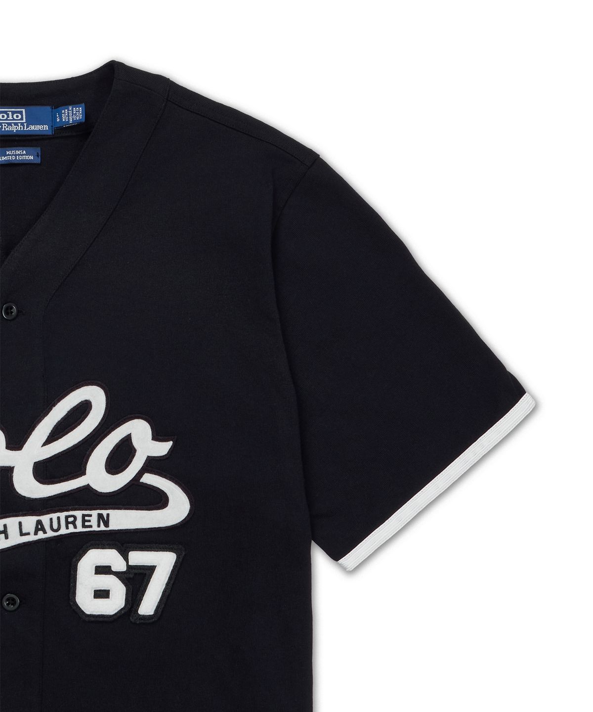 폴로 랄프 로렌(POLO RALPH LAUREN) [Baseball Capsule] 폴로 베이스볼 저지-블랙