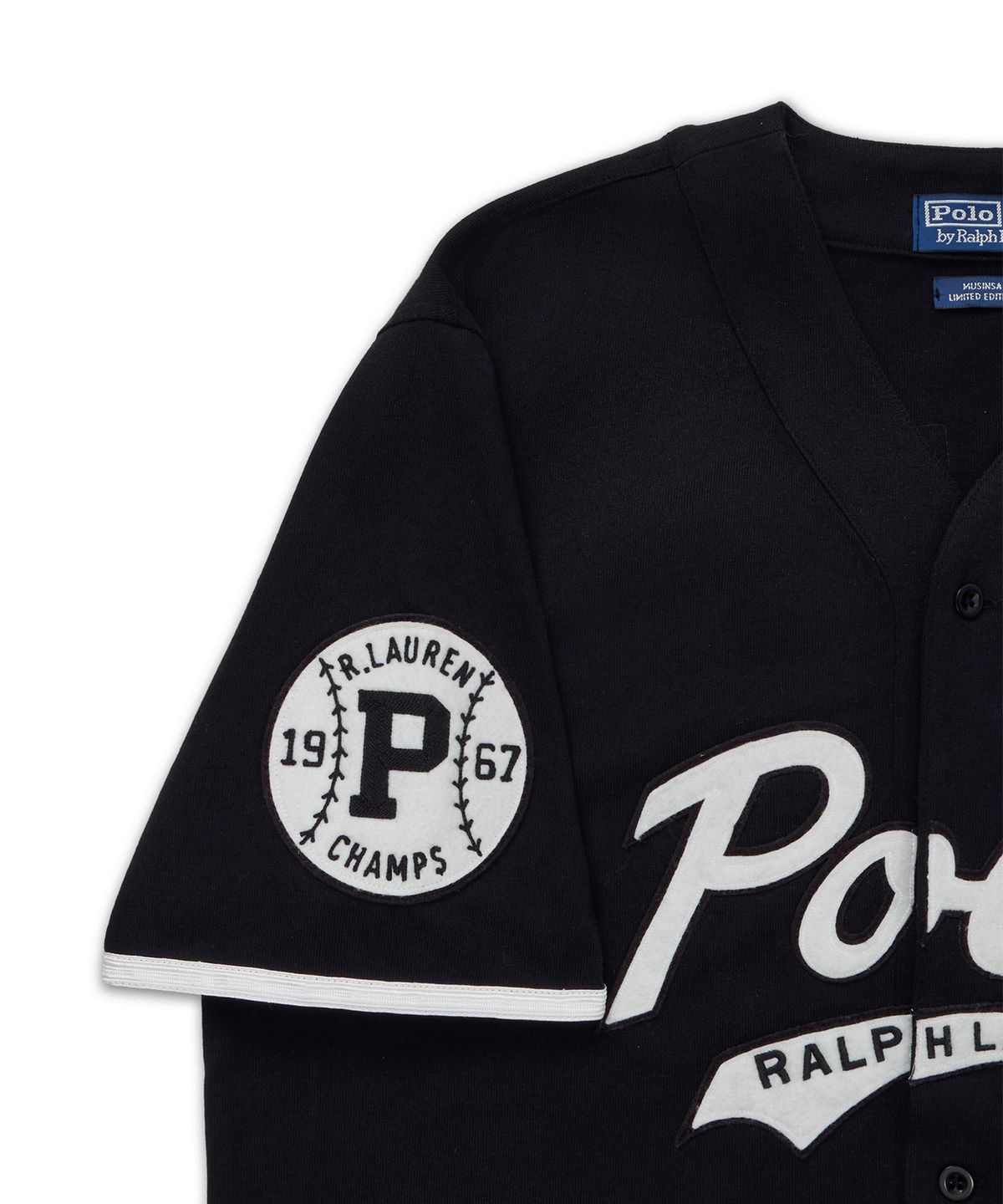 폴로 랄프 로렌(POLO RALPH LAUREN) [Baseball Capsule] 폴로 베이스볼 저지-블랙