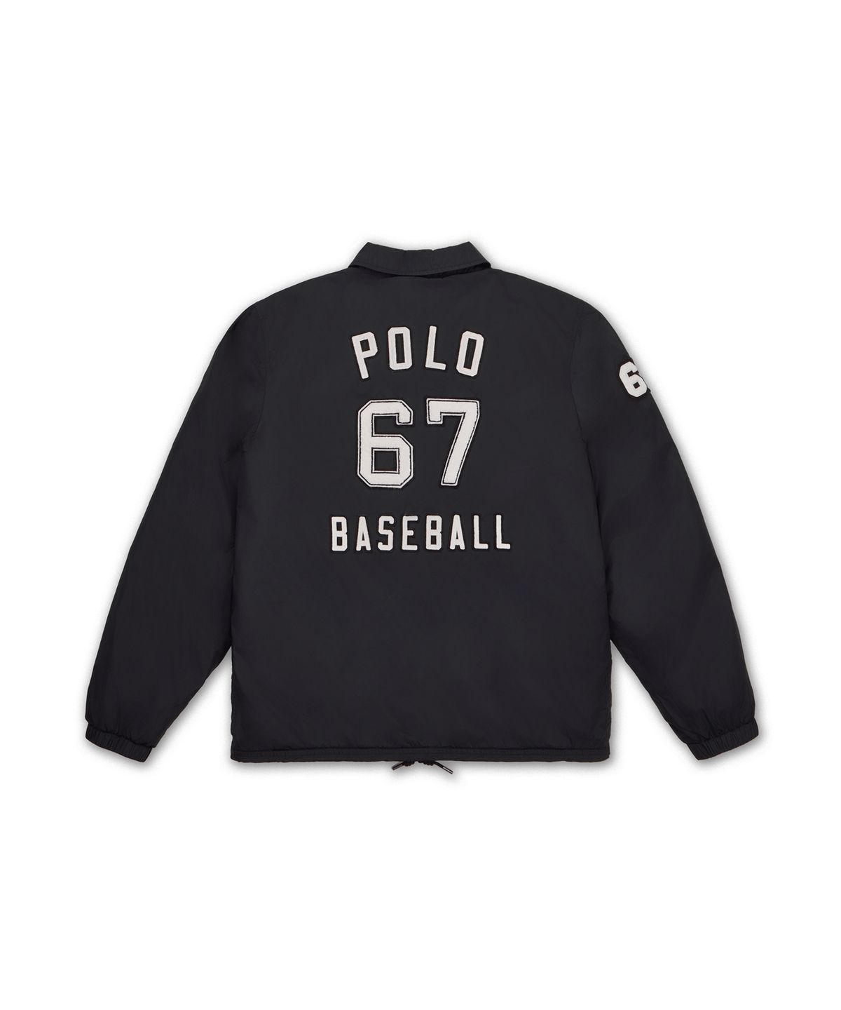 폴로 랄프 로렌(POLO RALPH LAUREN) [Baseball Capsule] 베이스볼 패치 코치 재킷-블랙
