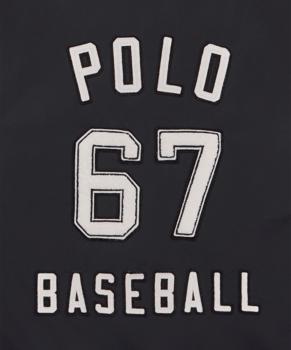 폴로 랄프 로렌(POLO RALPH LAUREN) [Baseball Capsule] 베이스볼 패치 코치 재킷-블랙