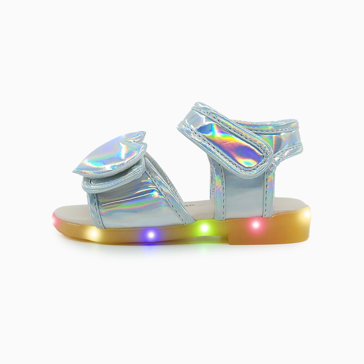 베이비솔(BABYSOLE) 오로라하트LED샌들