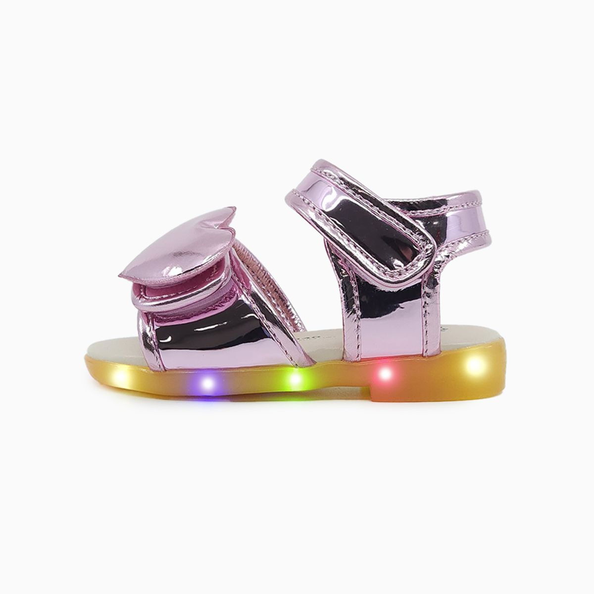 베이비솔(BABYSOLE) 오로라하트LED샌들