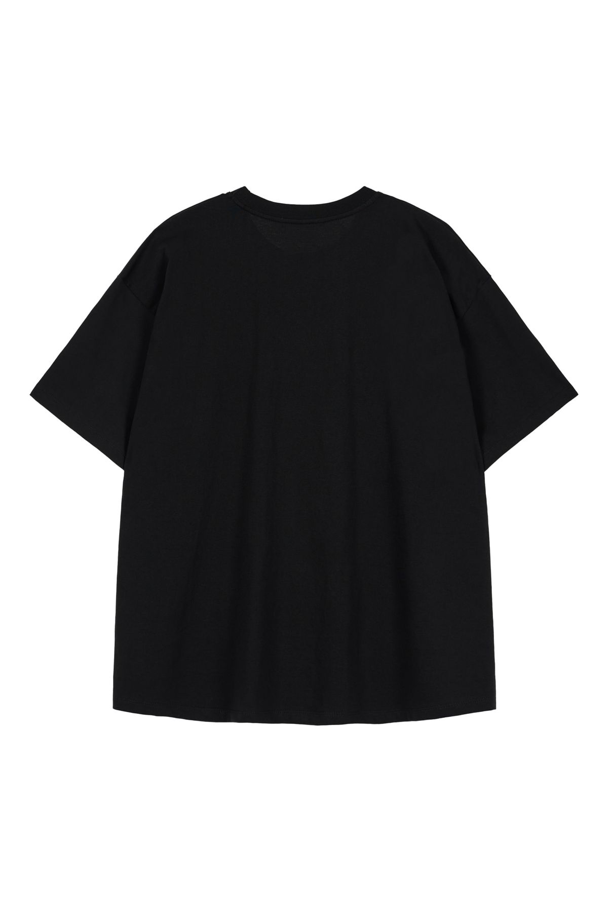 다이닛(DEINET) DEINET BOLD LOGO T-SHIRTS IN BLACK