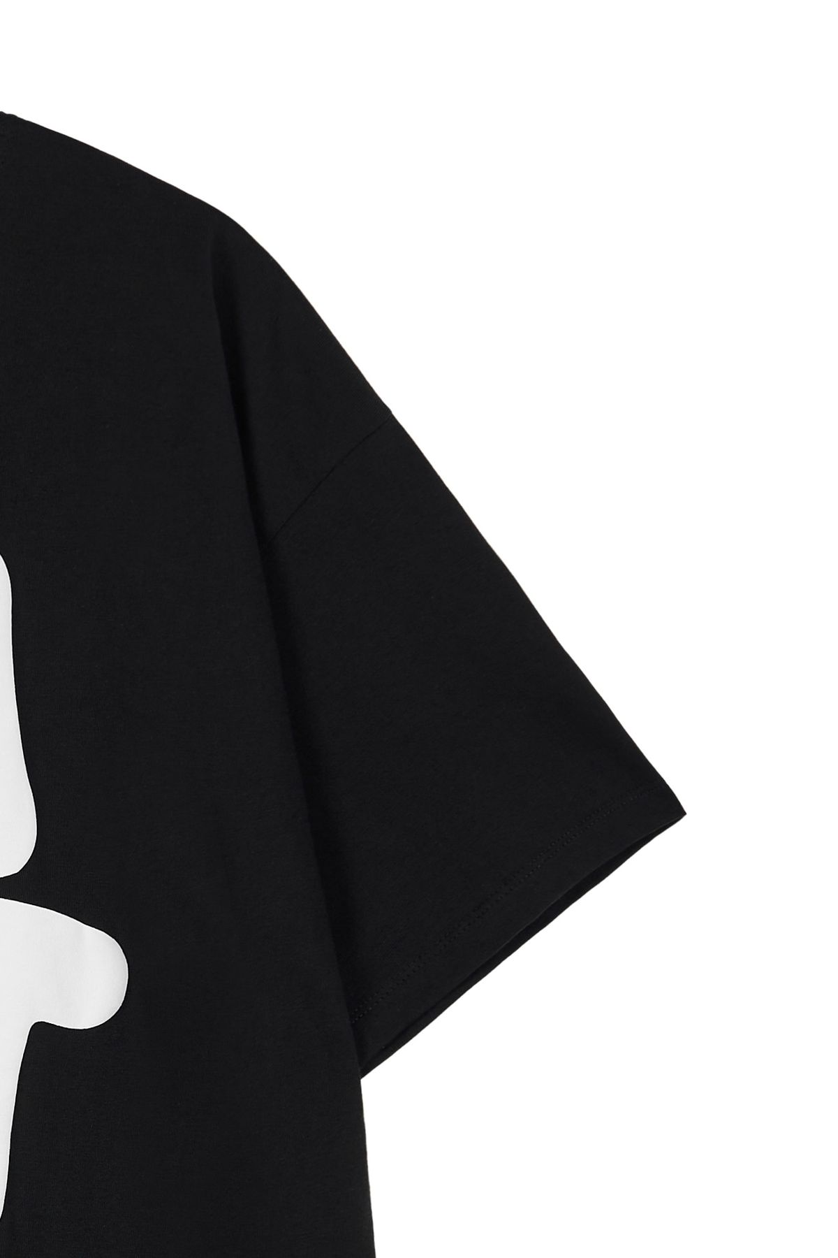 다이닛(DEINET) DEINET BOLD LOGO T-SHIRTS IN BLACK