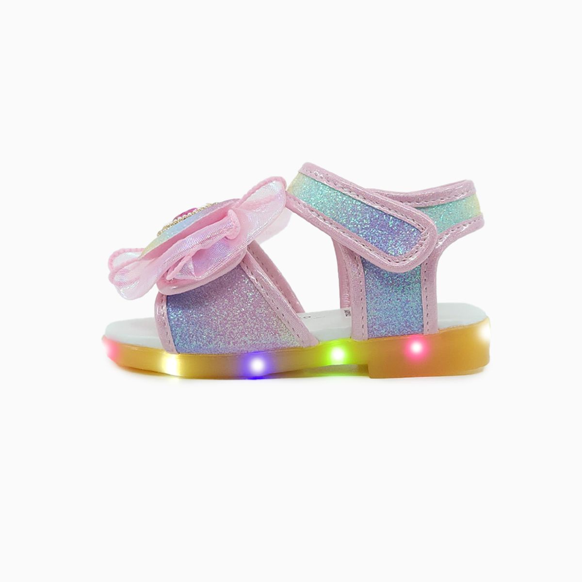베이비솔(BABYSOLE) 하트팝 LED 샌들