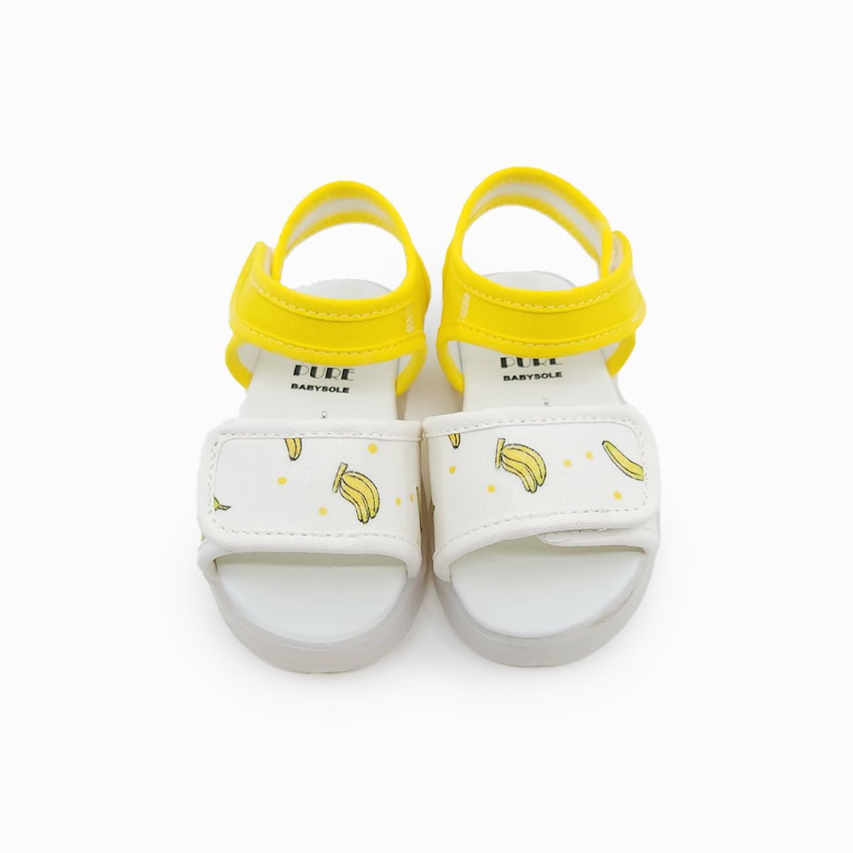 베이비솔(BABYSOLE) 바나나 LED 샌들