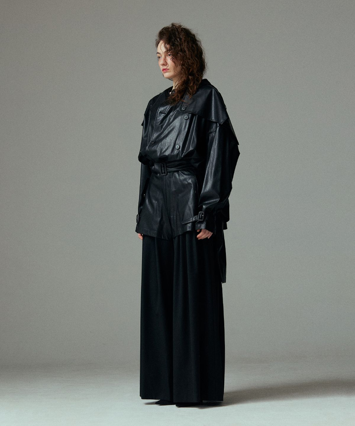 므아므(MMAM) Layered pin tuck slacks