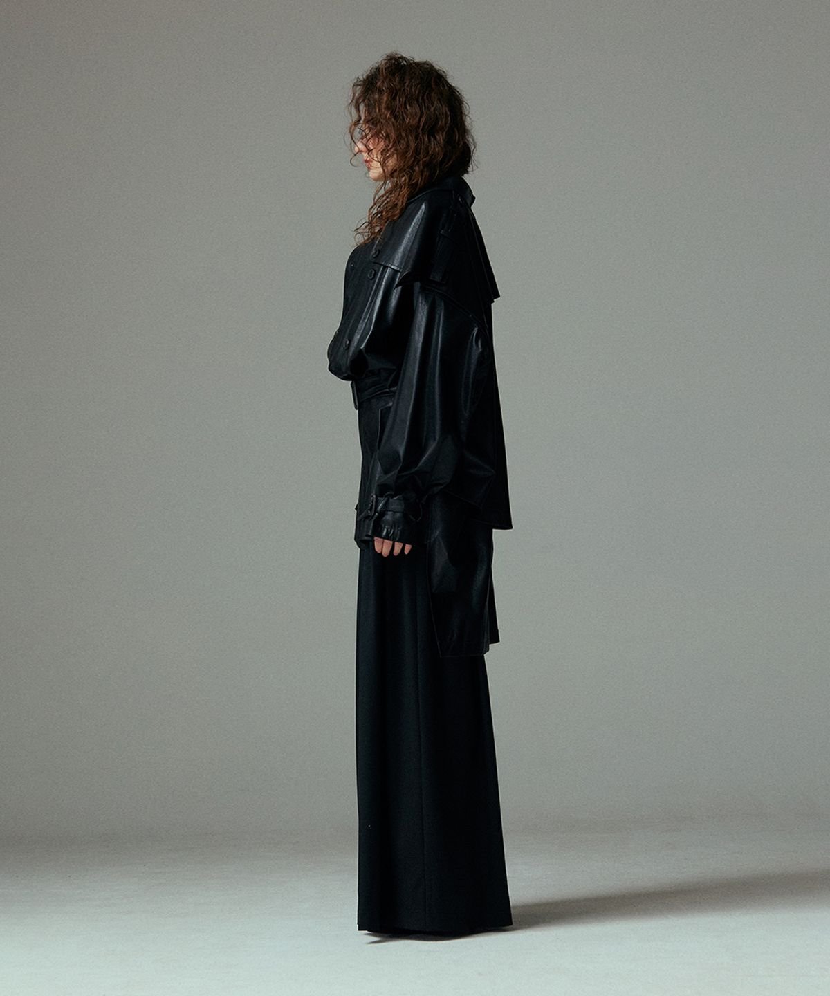 므아므(MMAM) Layered pin tuck slacks