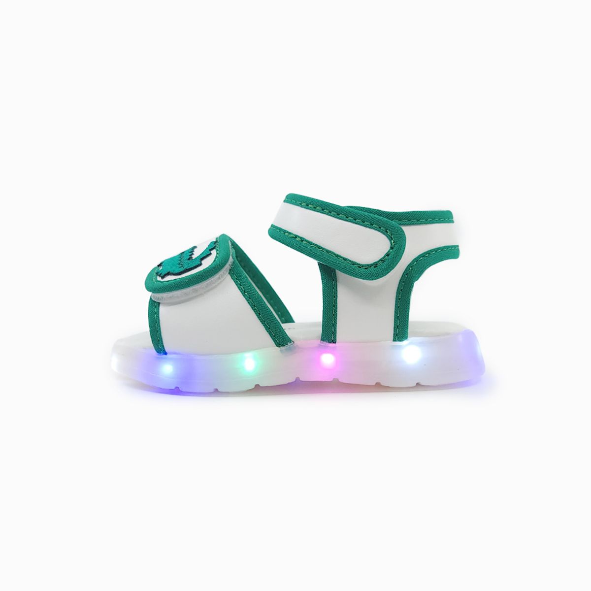 베이비솔(BABYSOLE) 궁금한악어 LED 샌들