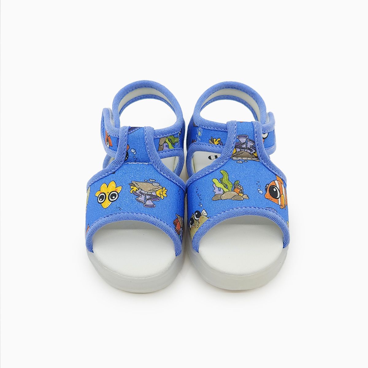베이비솔(BABYSOLE) 버블피쉬 LED 샌들