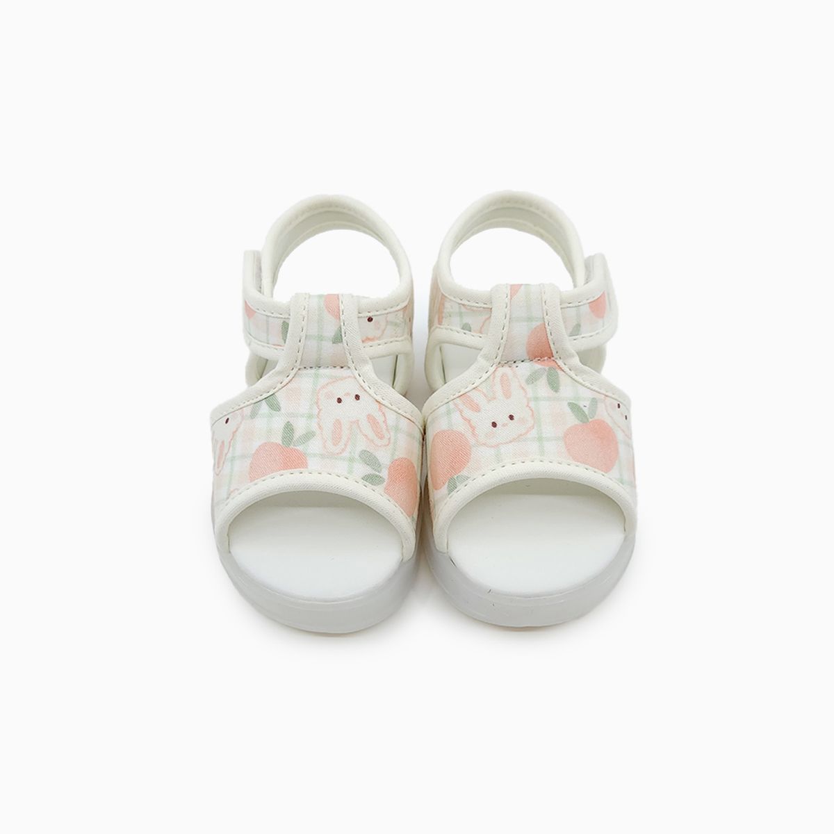 베이비솔(BABYSOLE) 피치래빗 LED 샌들