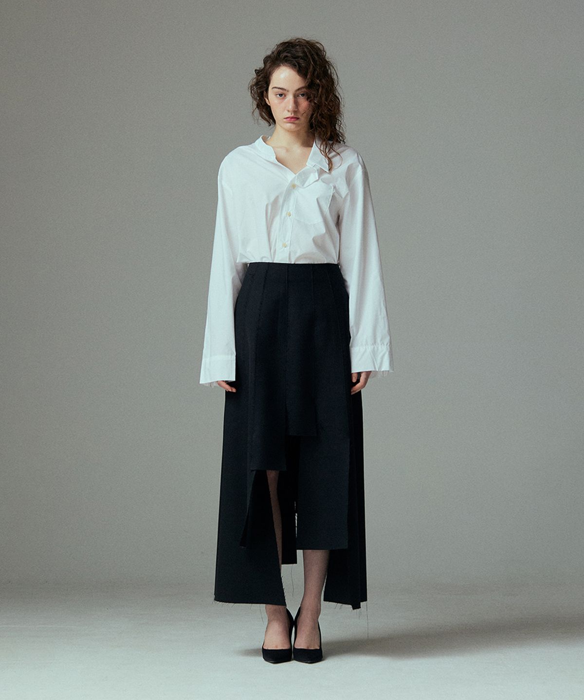 므아므(MMAM) Patchwork skirt