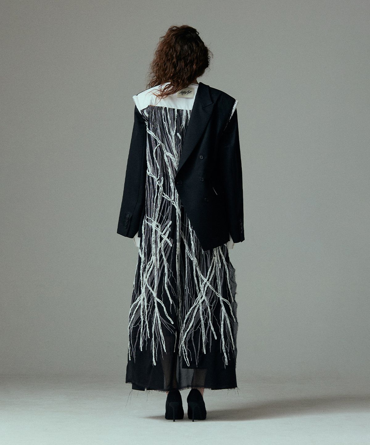 므아므(MMAM) Origami doodle layered jacket