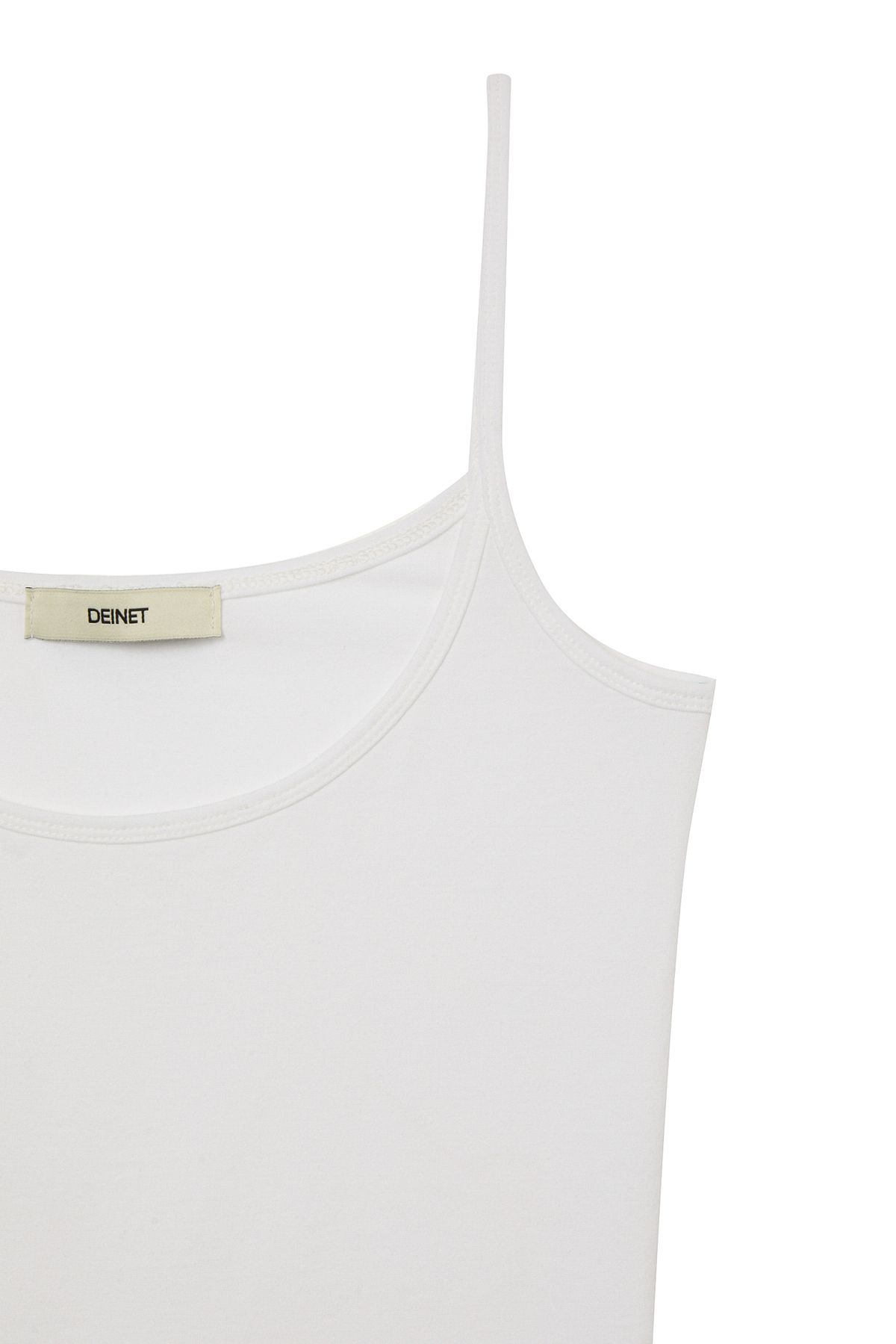 다이닛(DEINET) DEINET BASIC SLEEVELESS IN WHITE