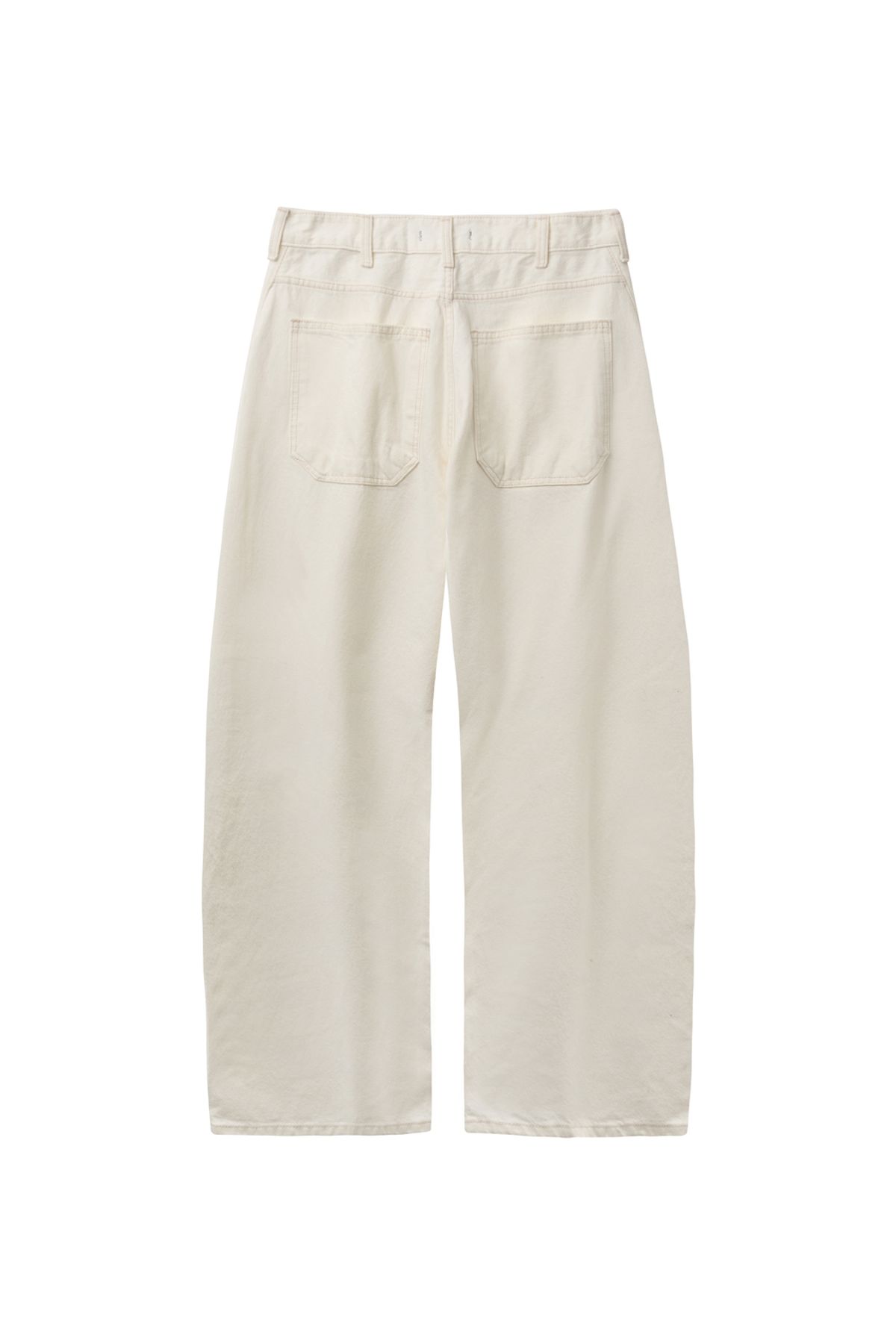 해칭룸(HATCHINGROOM) Wide Curve Jeans Eggshell