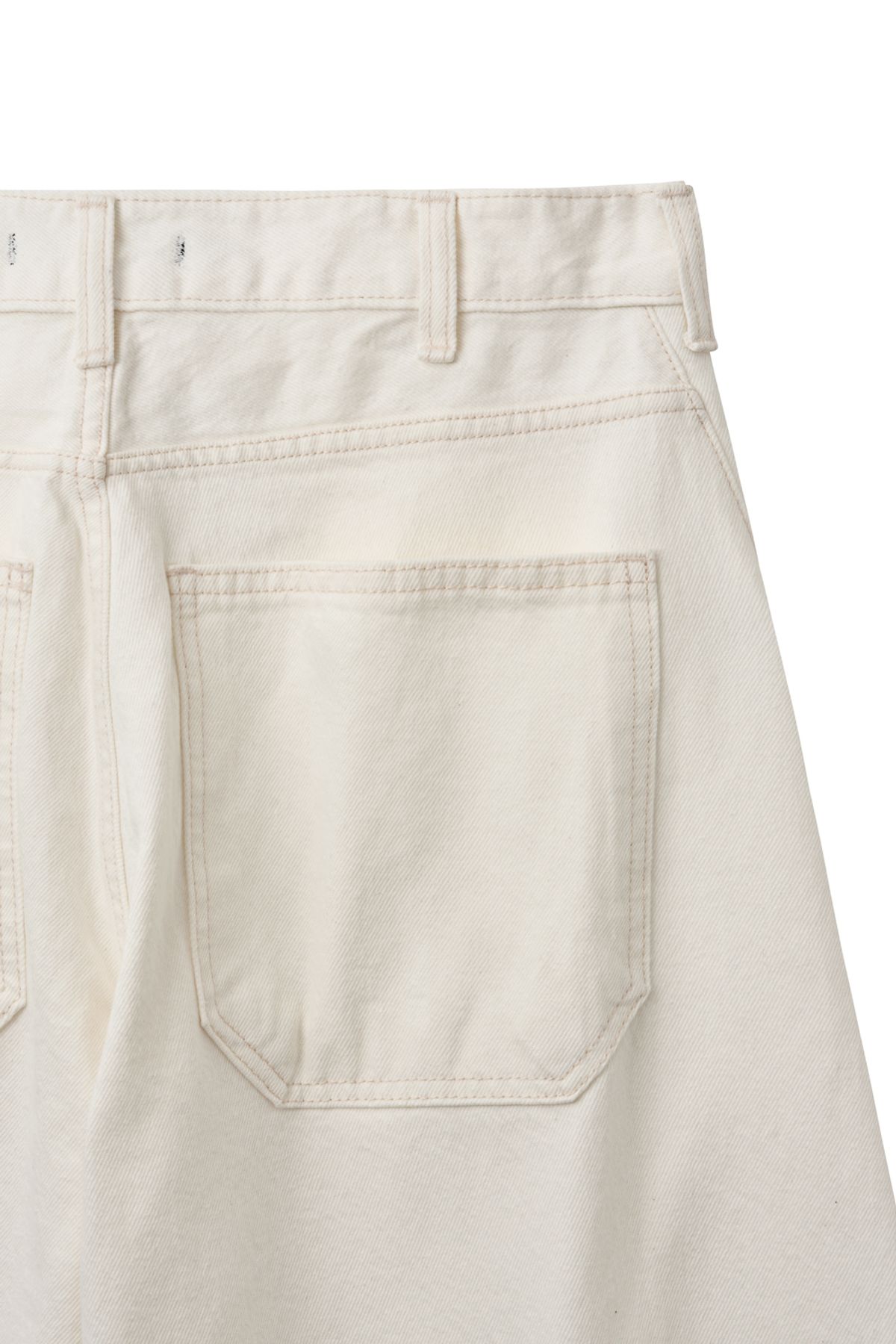 해칭룸(HATCHINGROOM) Wide Curve Jeans Eggshell