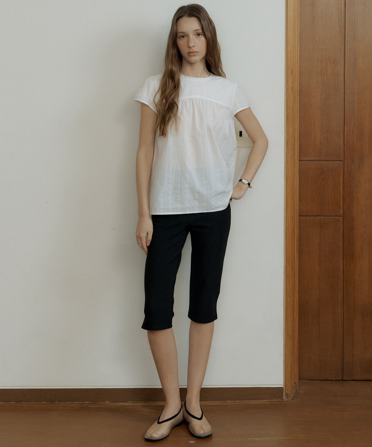 오떼뜨(OCTETTE) SLIM BIKES SHORTS PANTS_BLACK