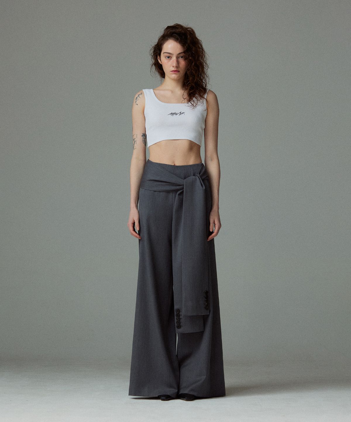므아므(MMAM) Tie-up sleeve pants
