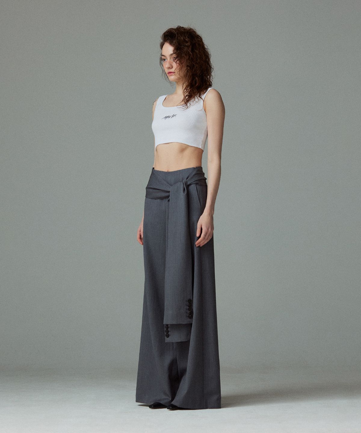 므아므(MMAM) Tie-up sleeve pants