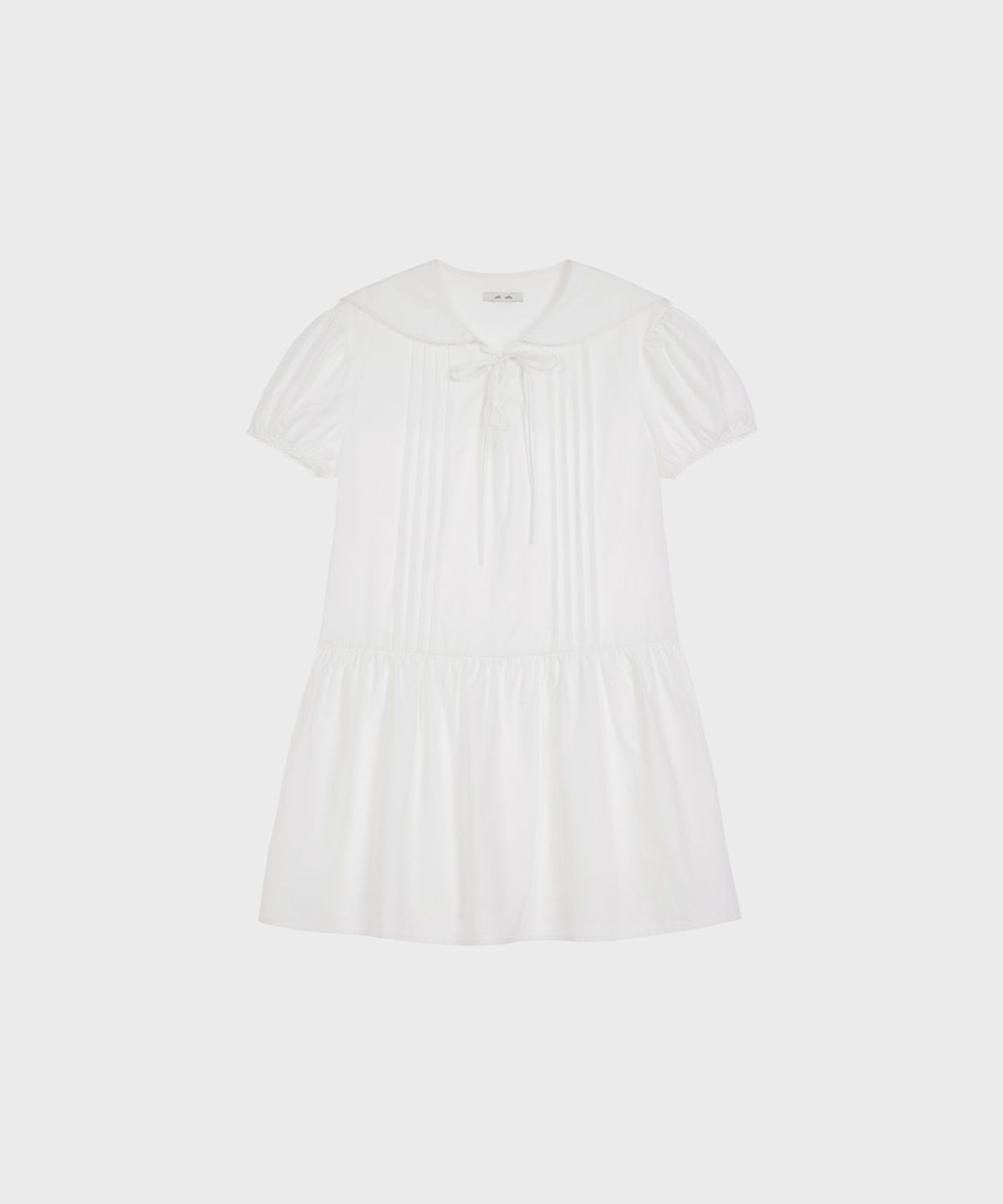 알키알카(ALKI ALKA) Sailor Dress (White)