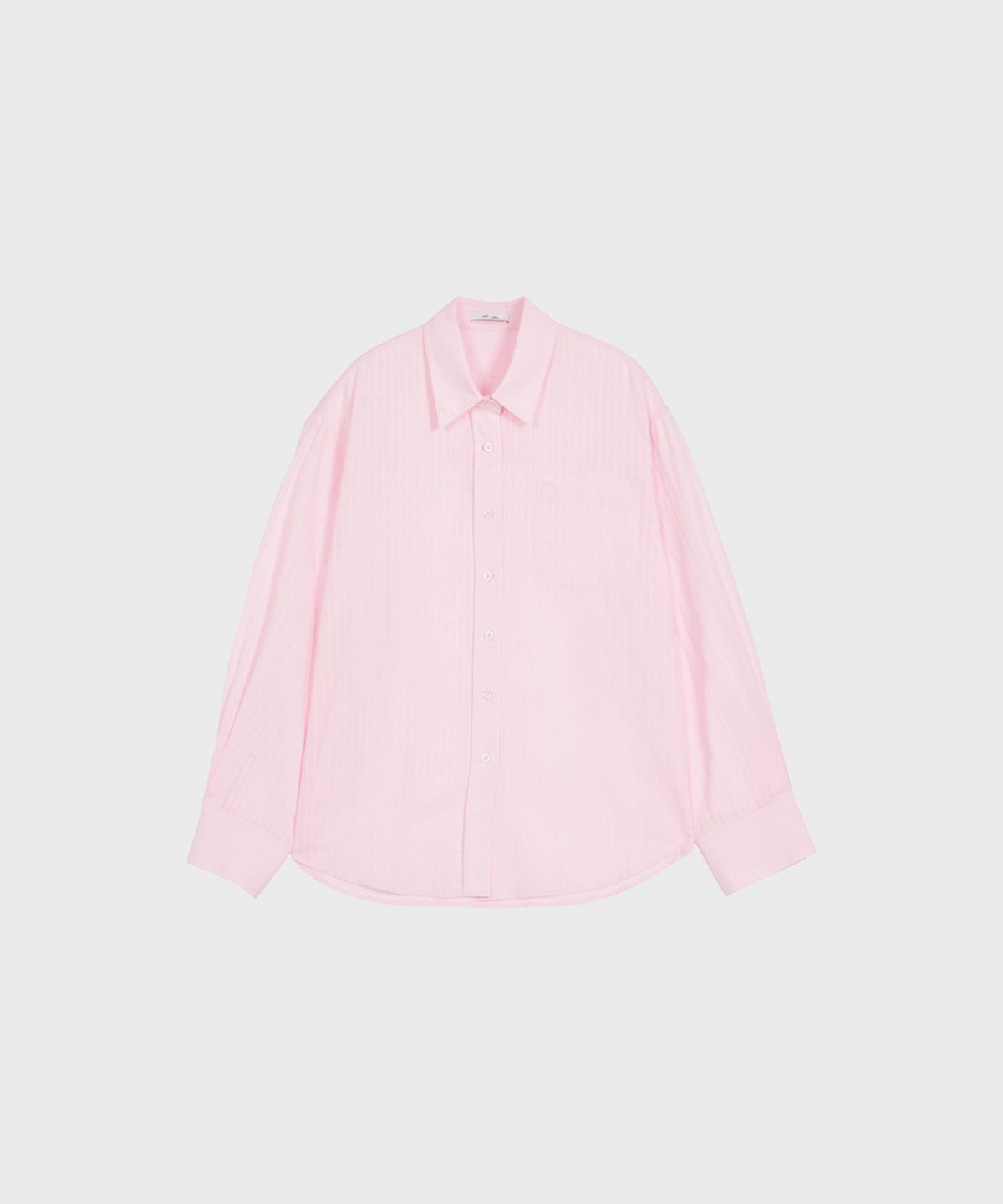 알키알카(ALKI ALKA) Loose-Fit Check Shirt (Pink)