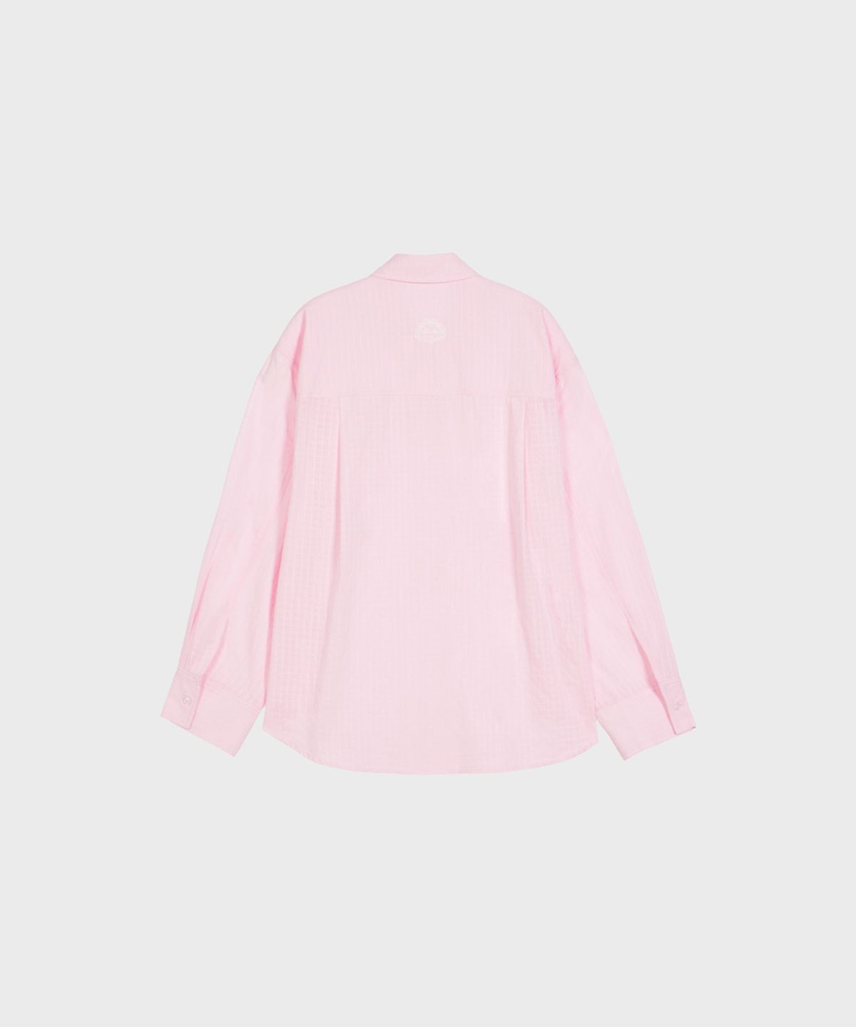 알키알카(ALKI ALKA) Loose-Fit Check Shirt (Pink)