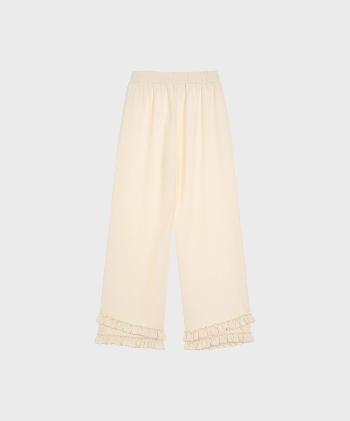 알키알카(ALKI ALKA) Tiered Ruffle Pants (Butter)