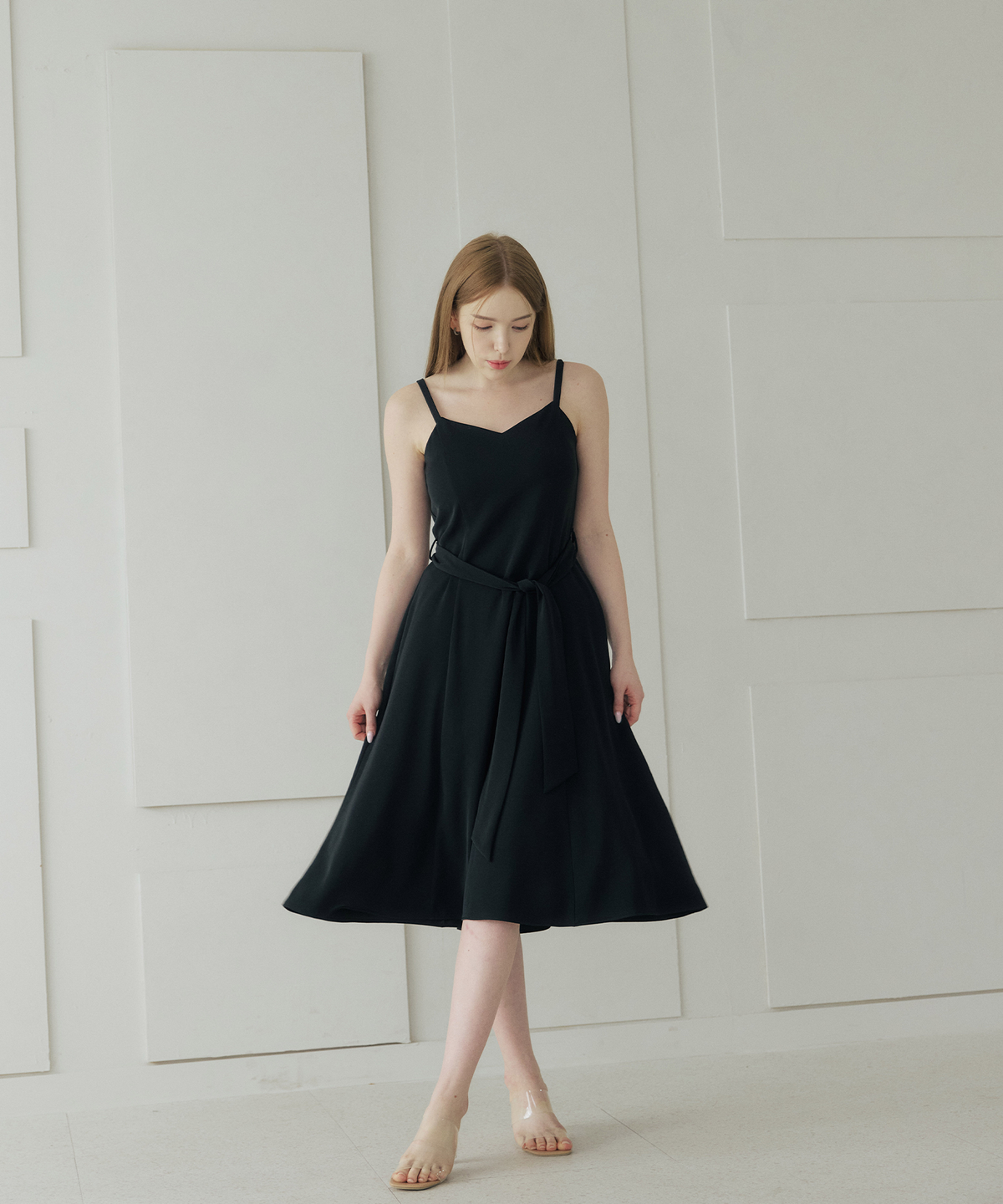 벨르마(BELLEMA) Flare Sleeveless dress