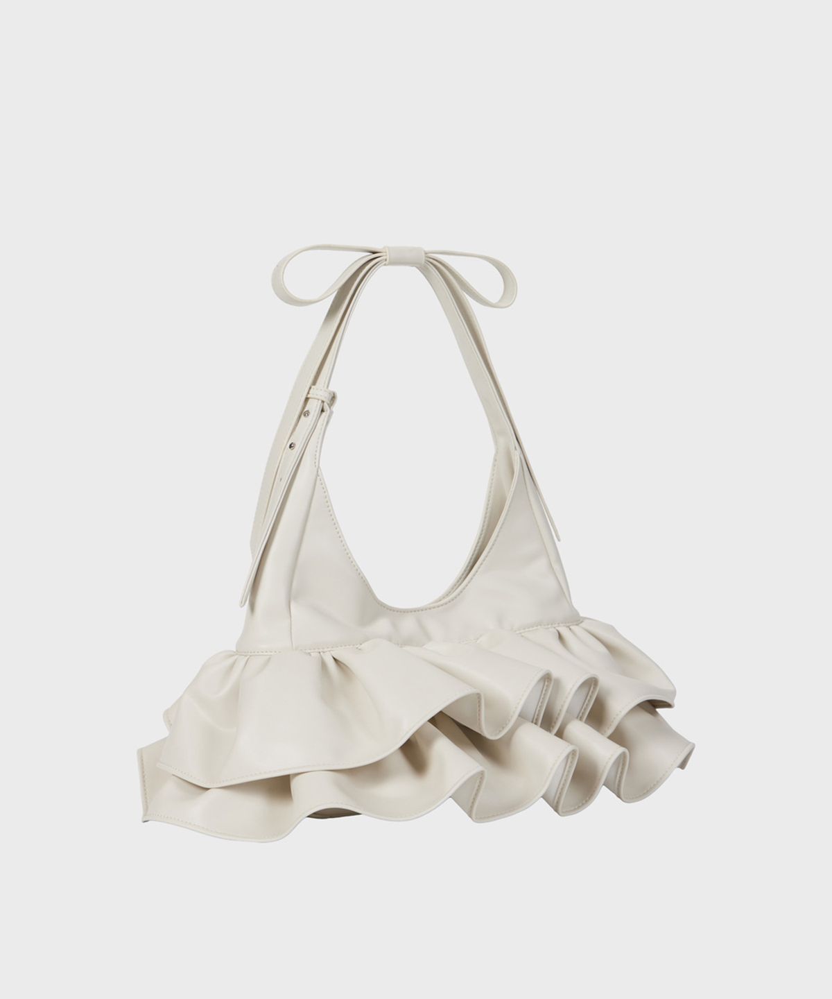 알키알카(ALKI ALKA) Rivv Ruffle Bag (Ivory)