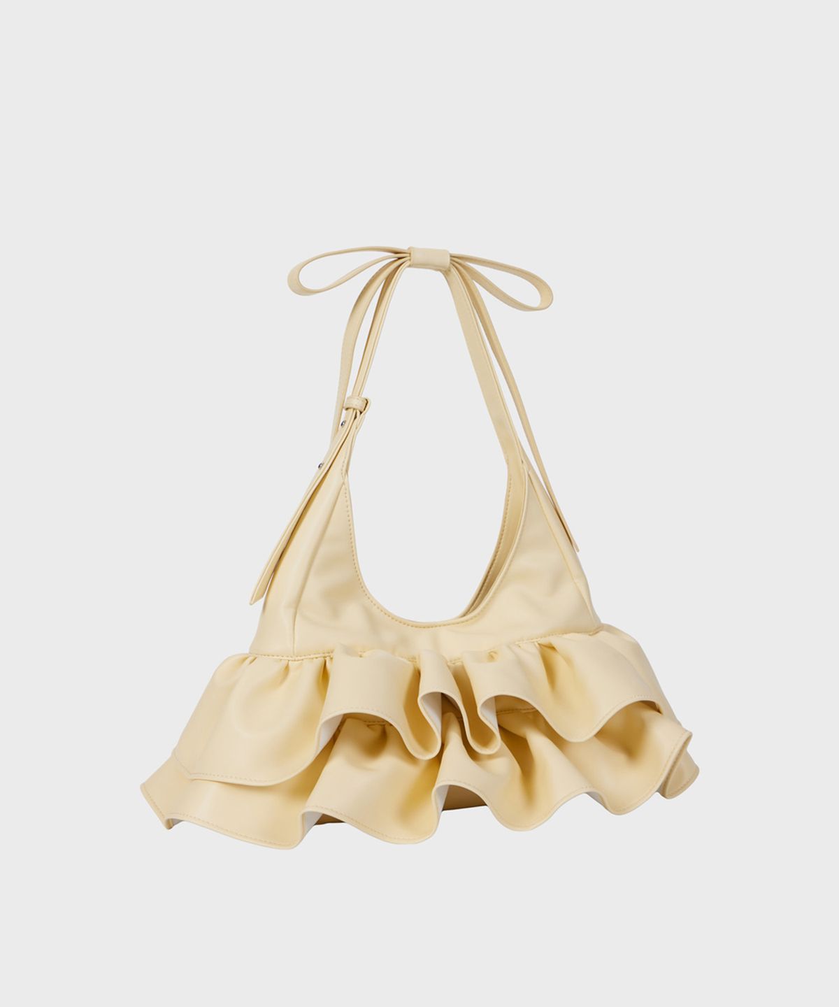 알키알카(ALKI ALKA) Rivv Ruffle Bag (Butter)