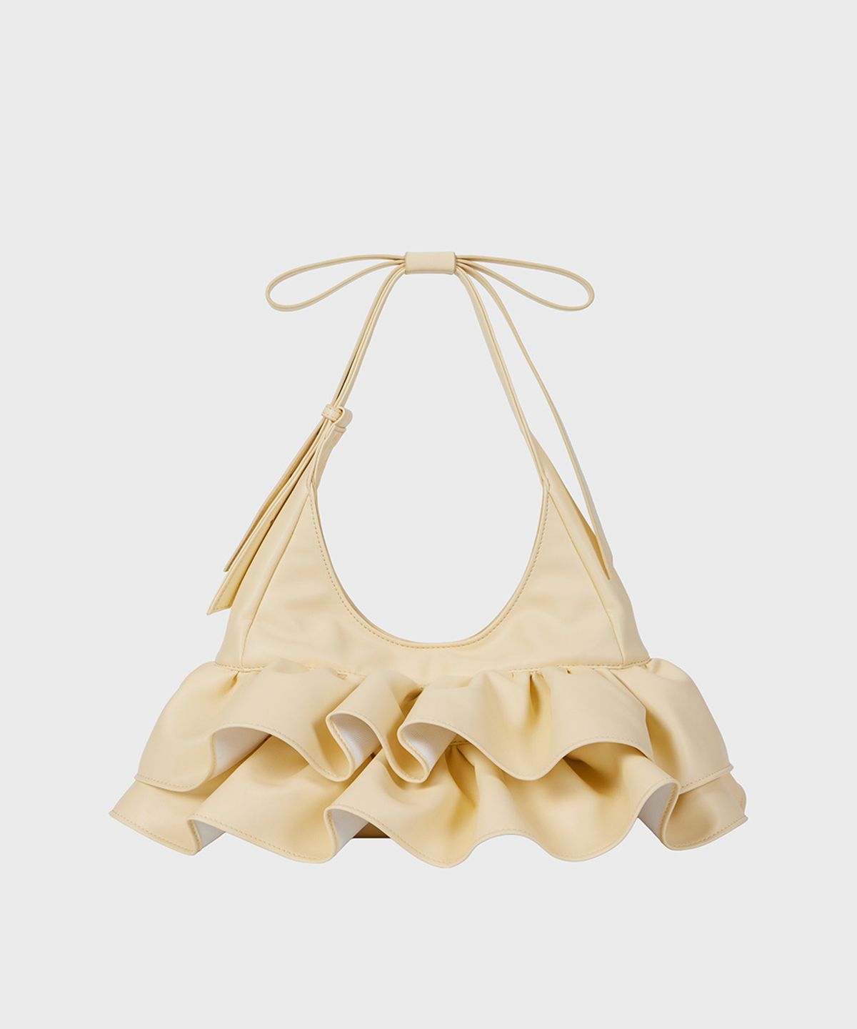 알키알카(ALKI ALKA) Rivv Ruffle Bag (Butter)