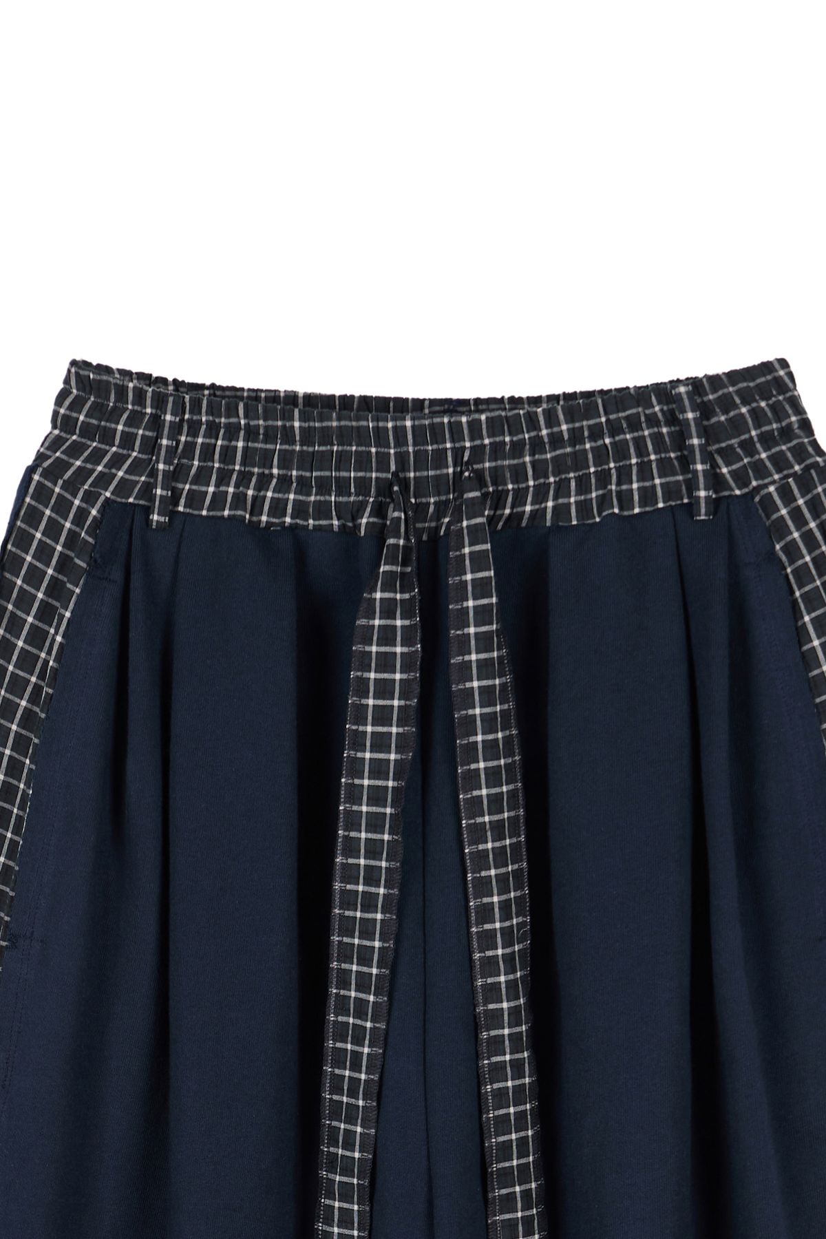 다이닛(DEINET) DEINET CHECK POINT SWEAT PANTS IN NAVY