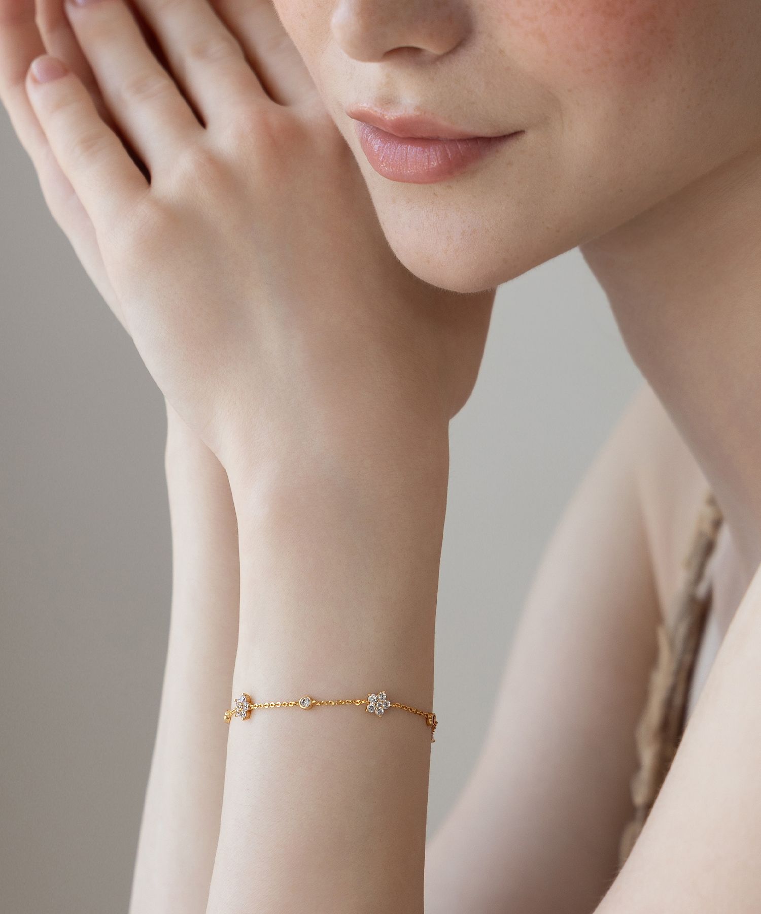 TATIANA☆[silver925] Bloomette Flower Bracelet ブレスレット MUSINSA | TATIANA (Silver 925) Bloomet Flower Bracelet BR2195